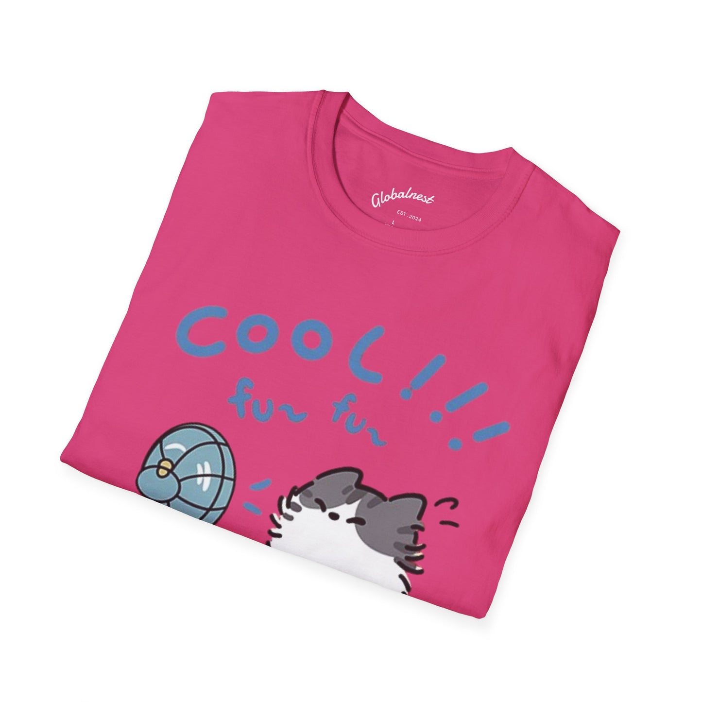 Cartoon Cool Cat Unisex T-Shirt