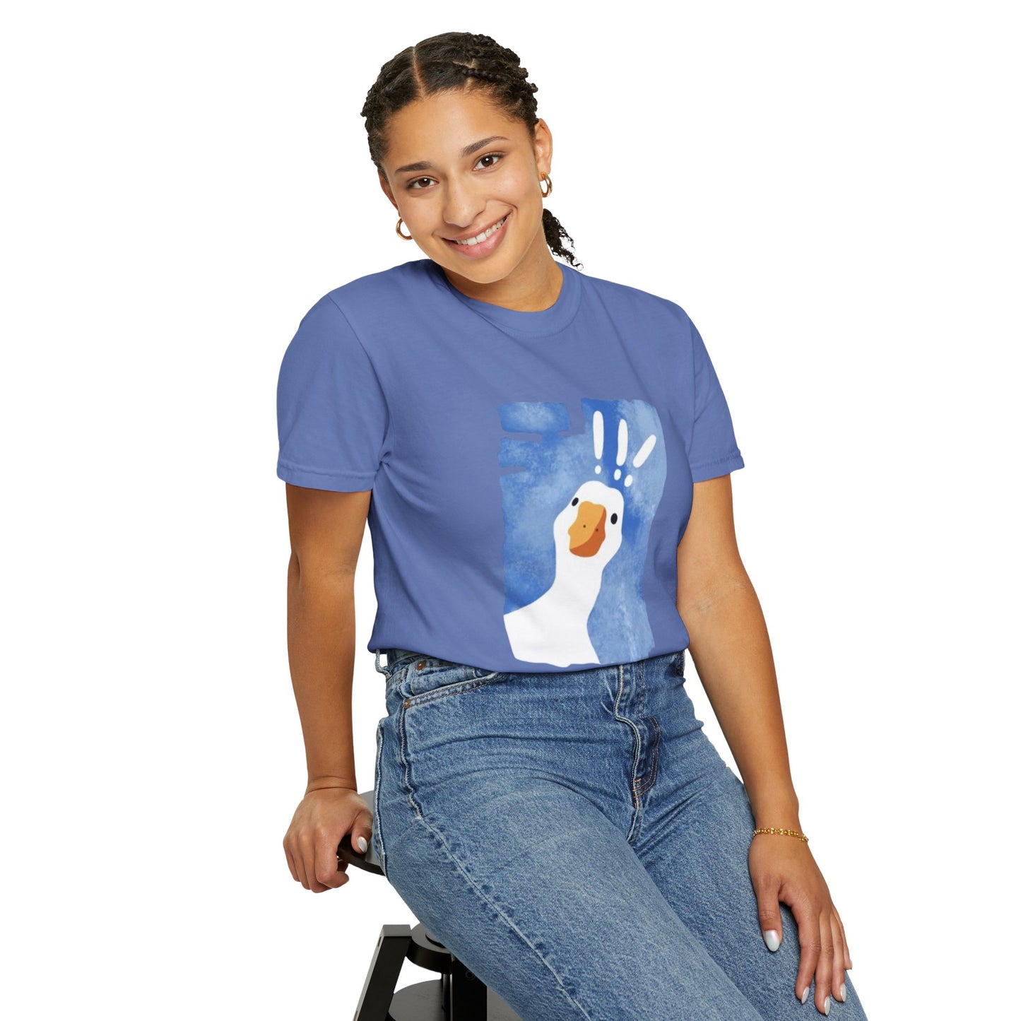 Cartoon Whimsical Goose T-Shirt