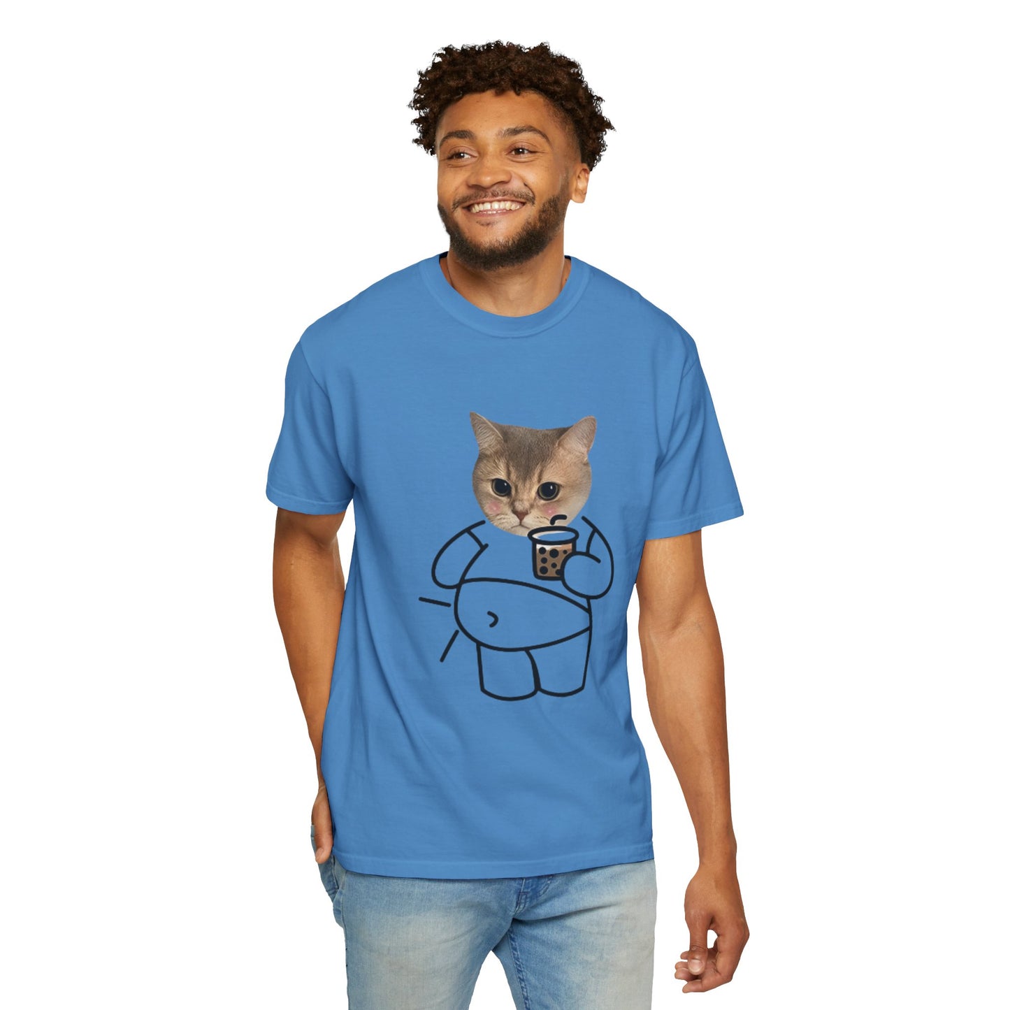 Cartoon Cute Cat Unisex T-Shirt