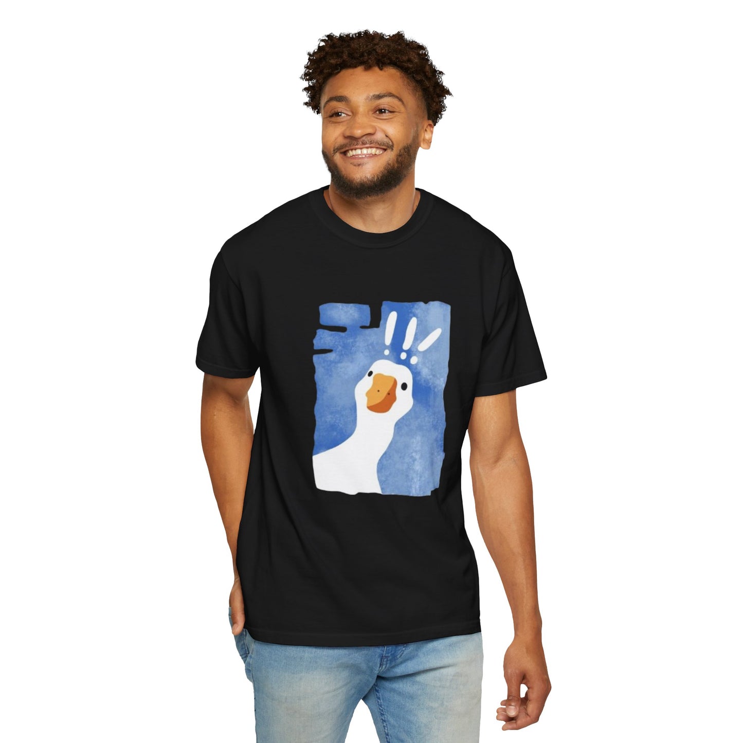Cartoon Whimsical Goose T-Shirt