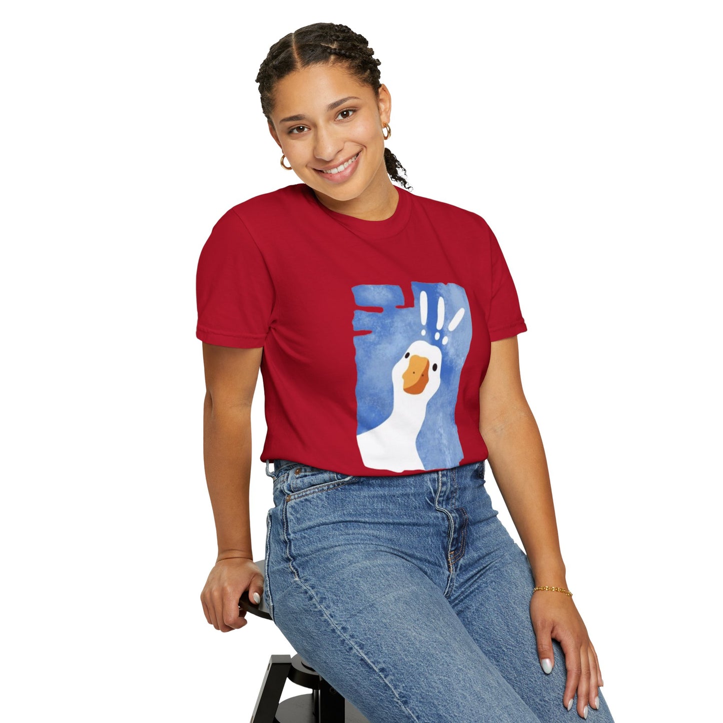 Cartoon Whimsical Goose T-Shirt