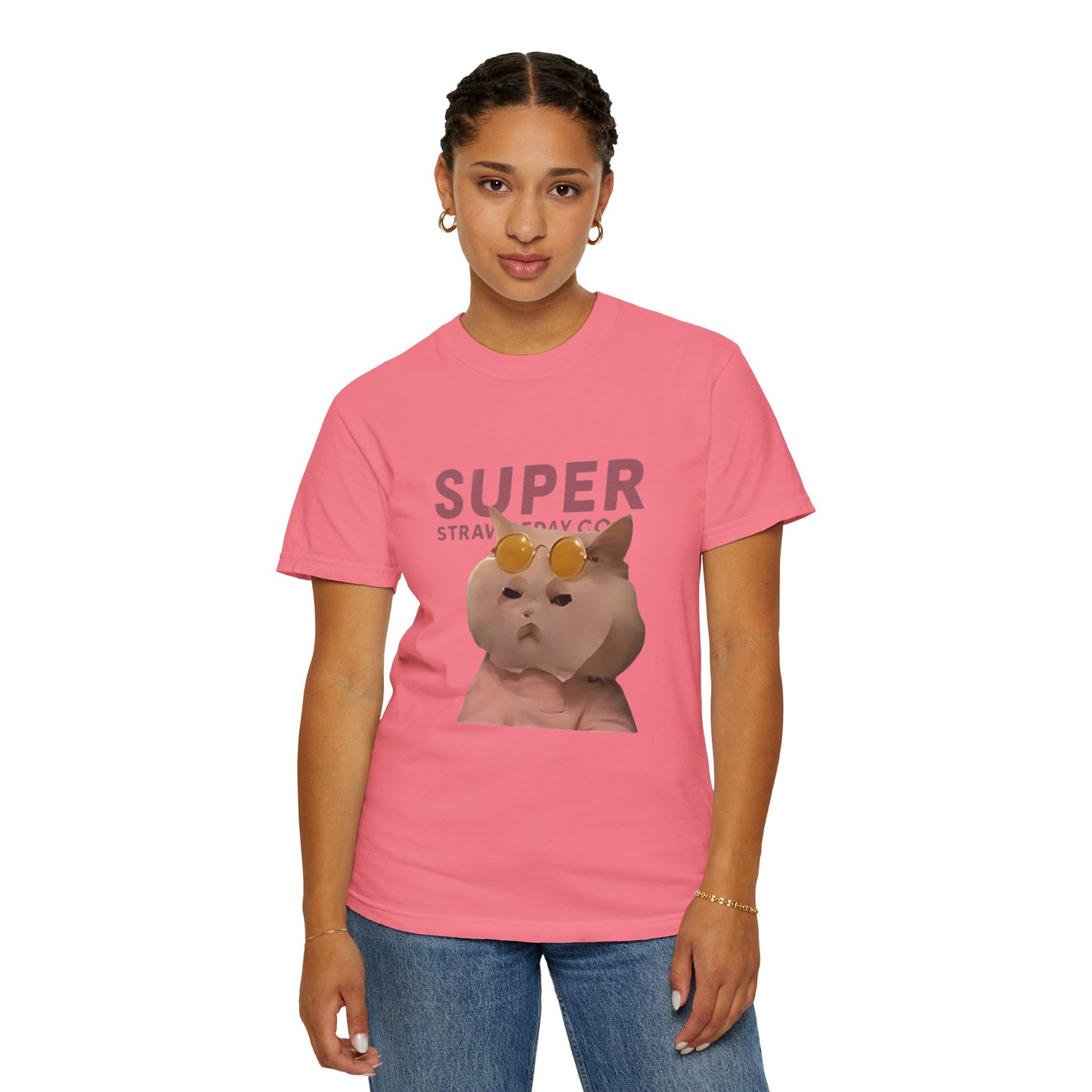 Cartoon Funny Meow Unisex T-Shirt