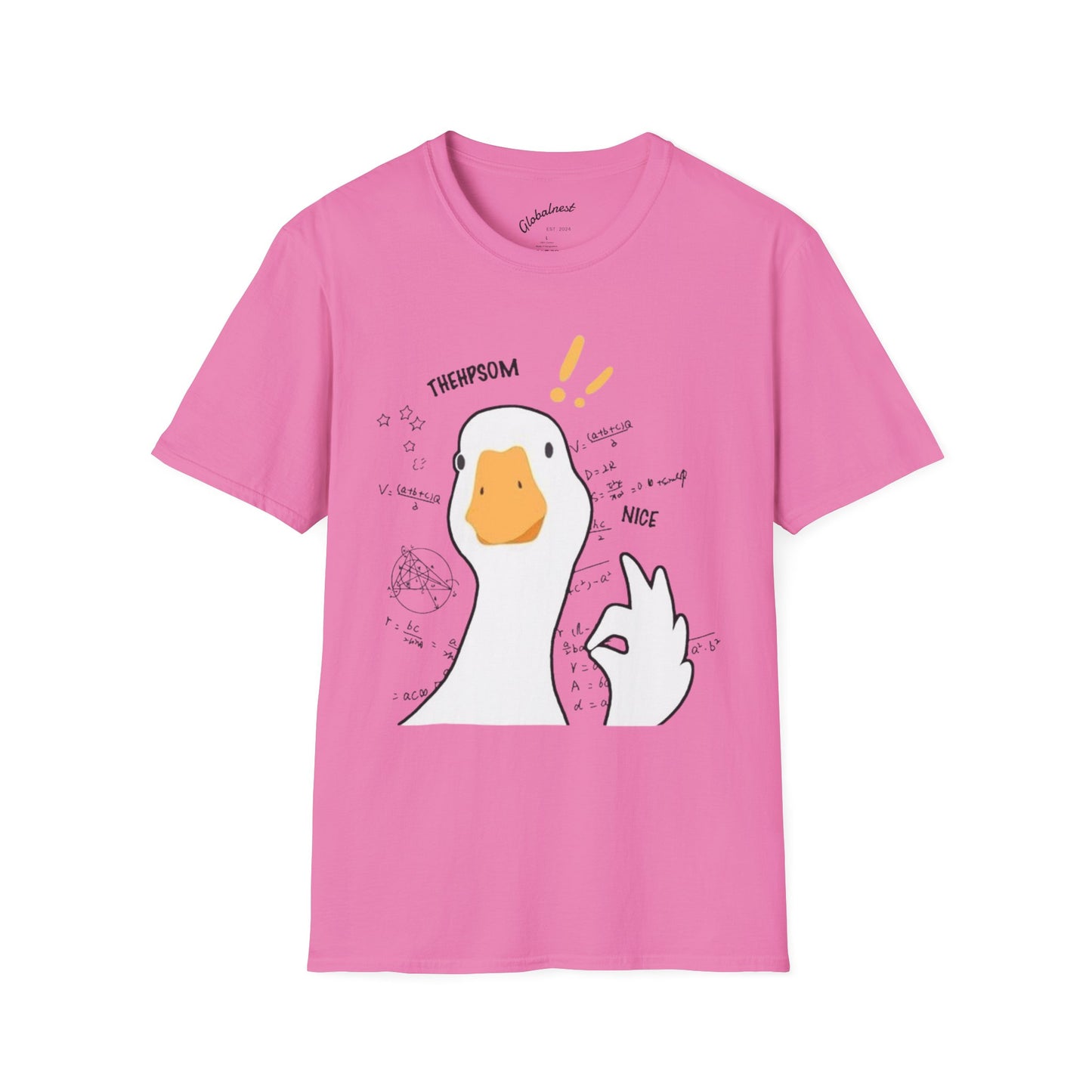 Cartoon Quirky Goose Unisex T-Shirt