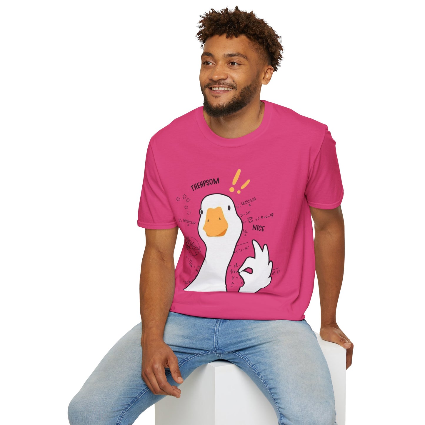 Cartoon Quirky Goose Unisex T-Shirt