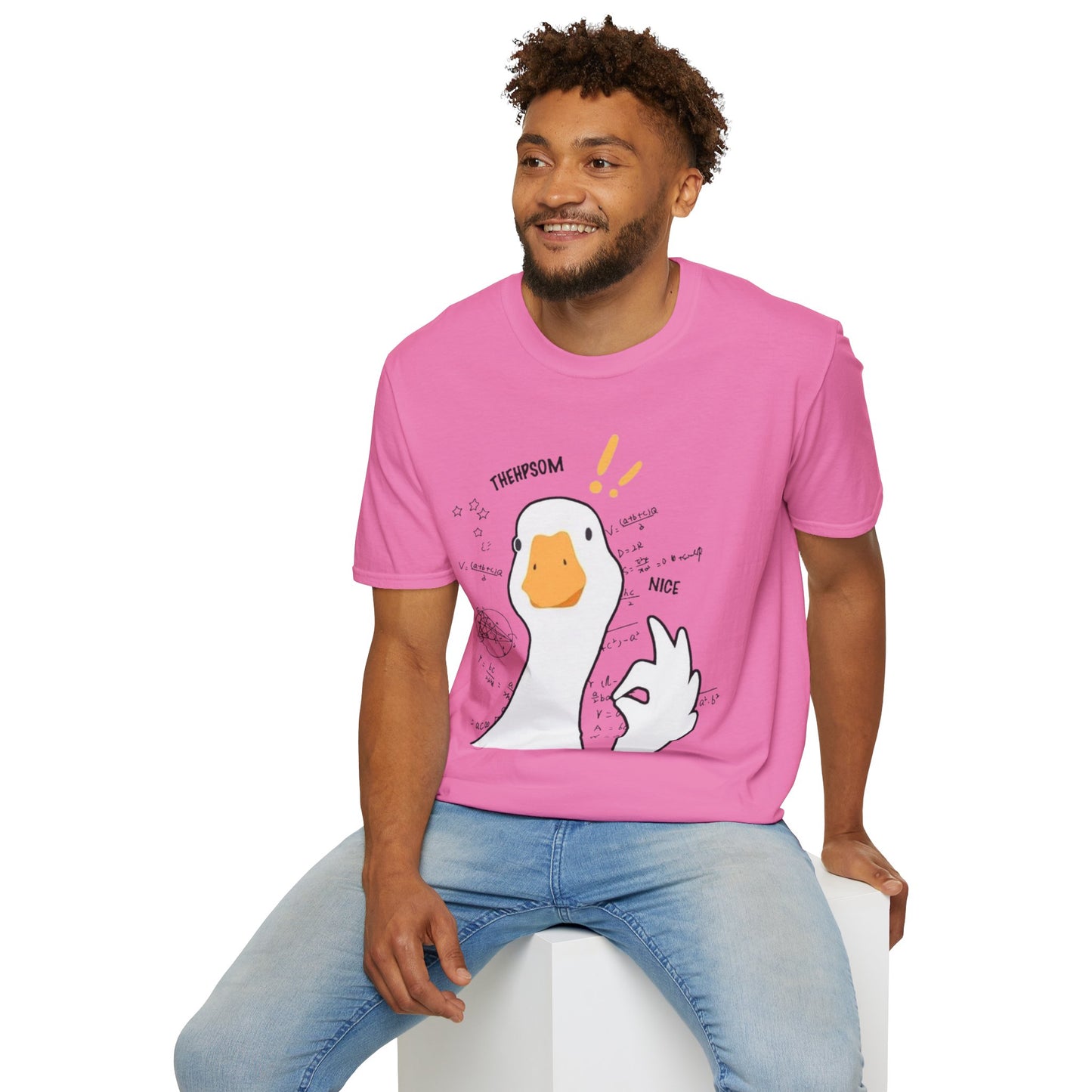 Cartoon Quirky Goose Unisex T-Shirt
