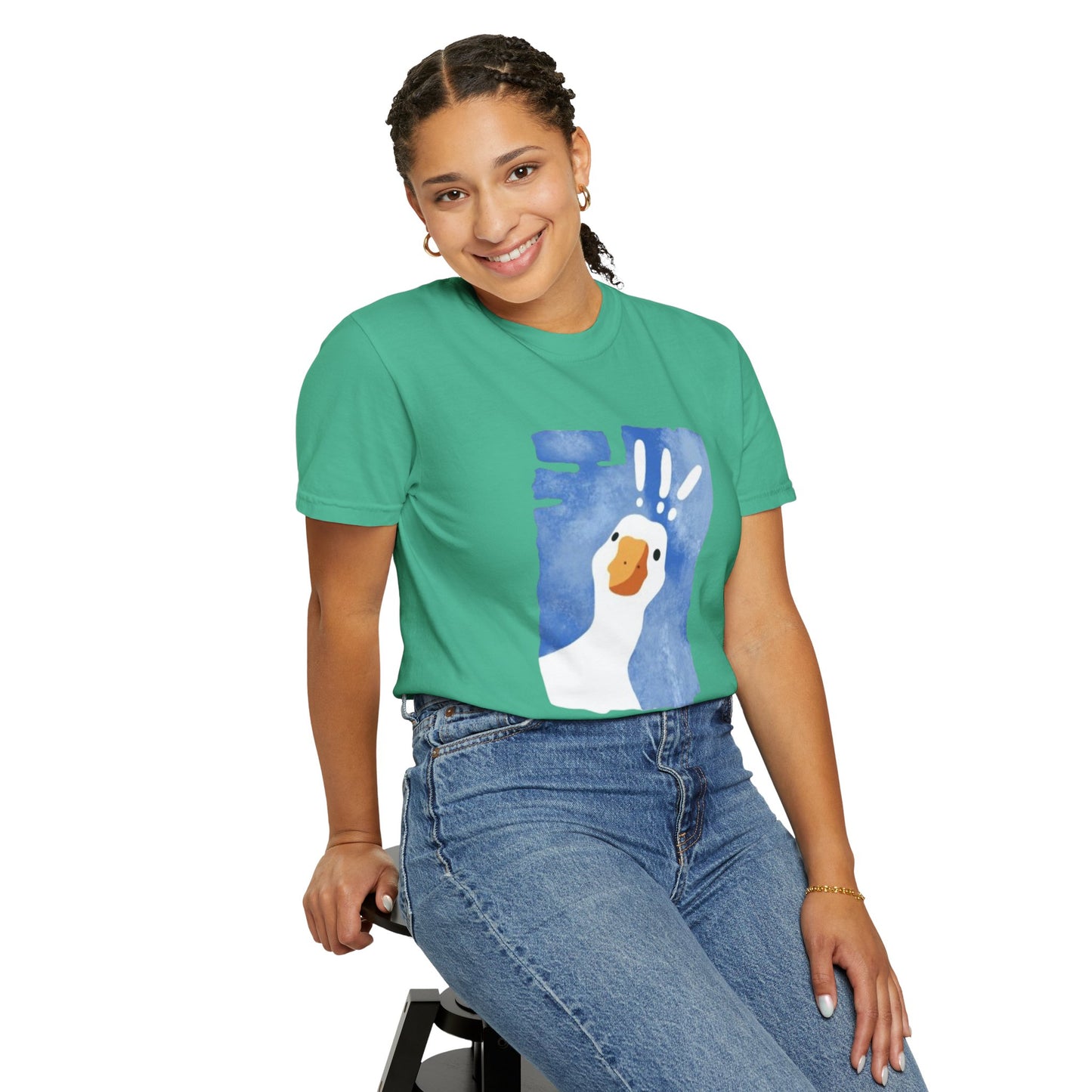 Cartoon Whimsical Goose T-Shirt