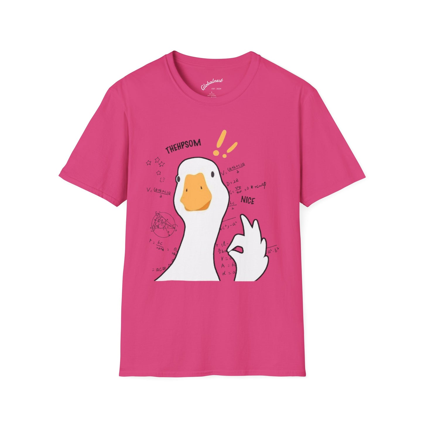 Cartoon Quirky Goose Unisex T-Shirt