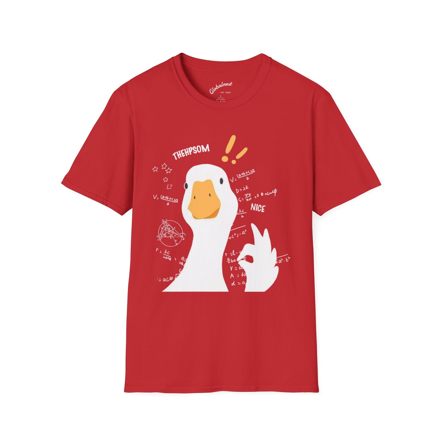 Cartoon Quirky Goose Unisex T-Shirt