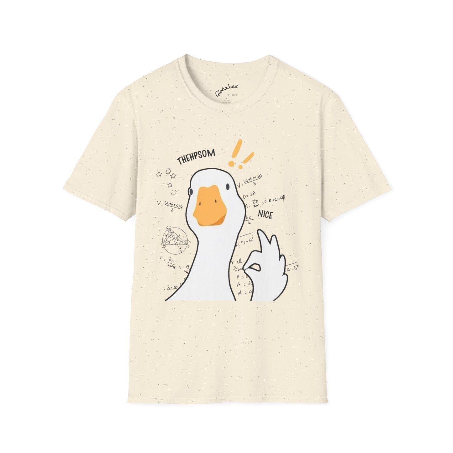 Cartoon Quirky Goose Unisex T-Shirt
