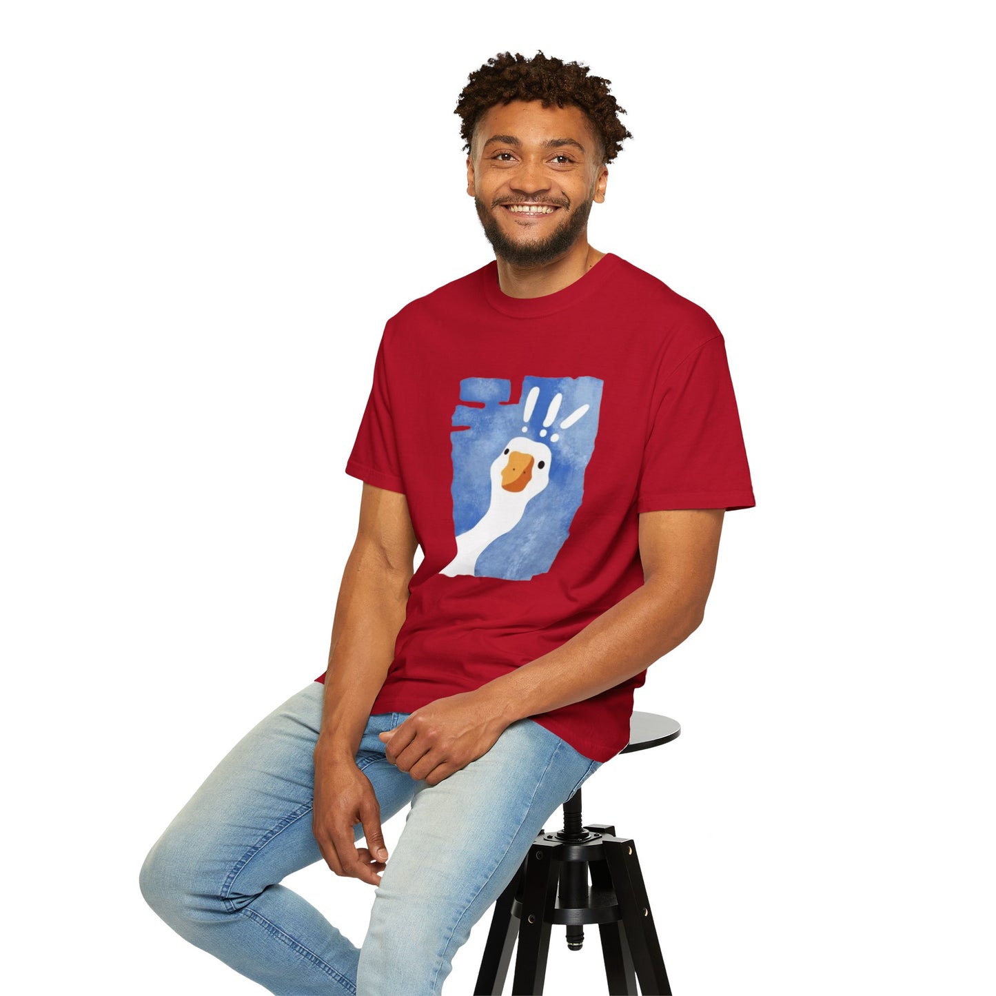 Cartoon Whimsical Goose T-Shirt