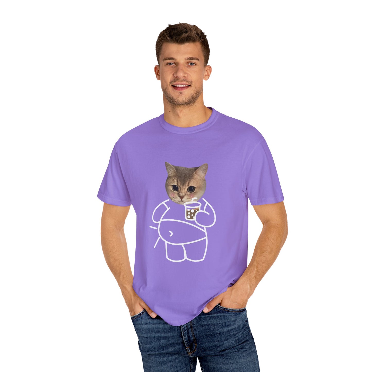 Cartoon Cute Cat Unisex T-Shirt