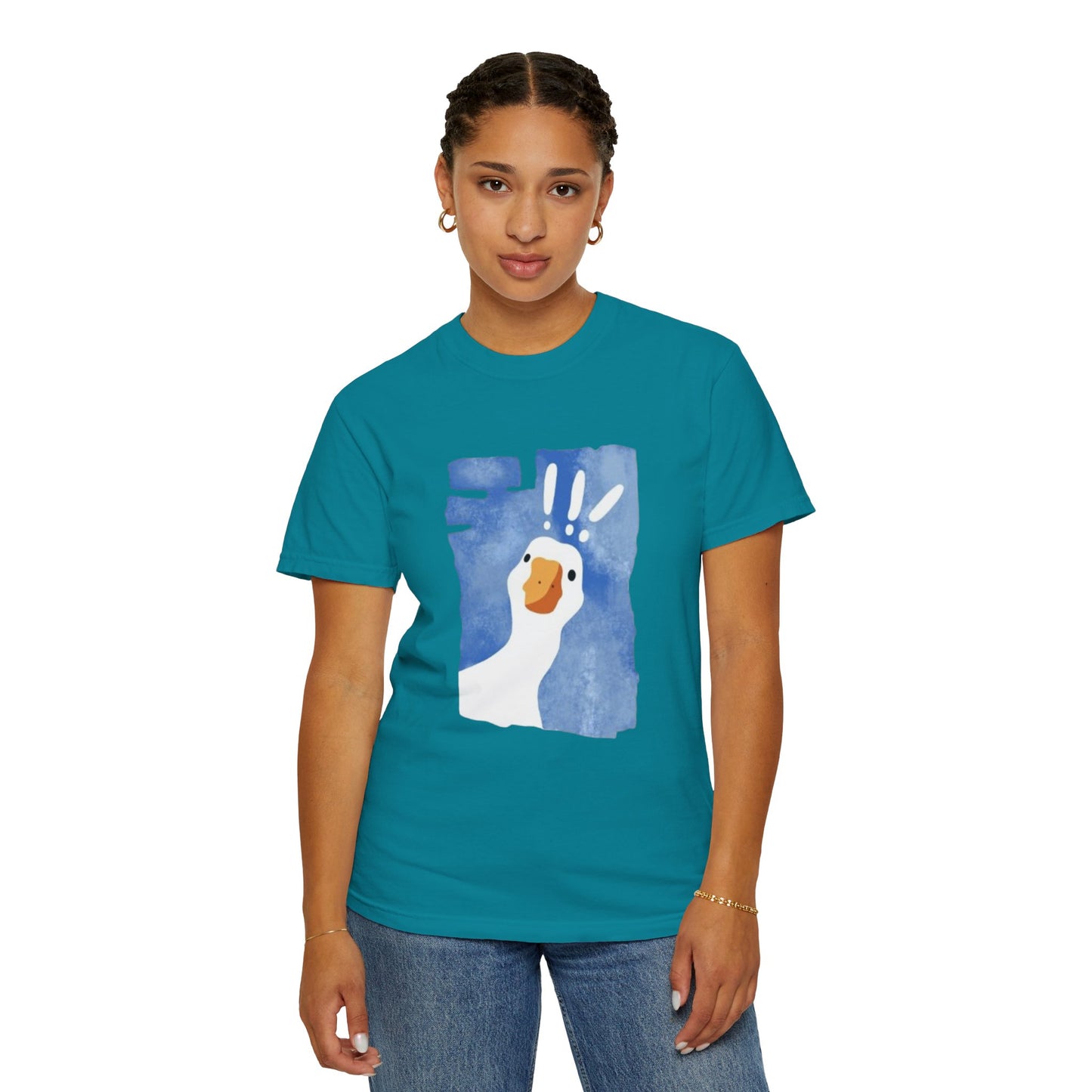 Cartoon Whimsical Goose T-Shirt