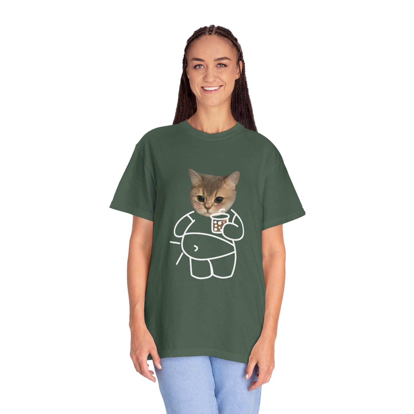 Cartoon Cute Cat Unisex T-Shirt