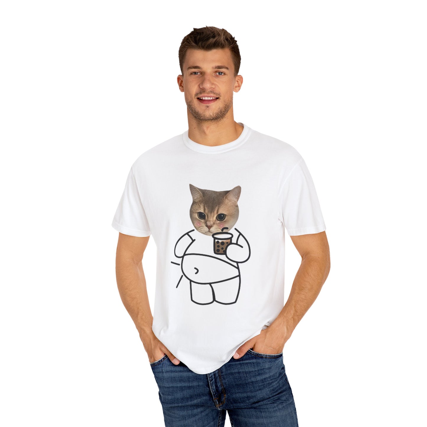 Cartoon Cute Cat Unisex T-Shirt