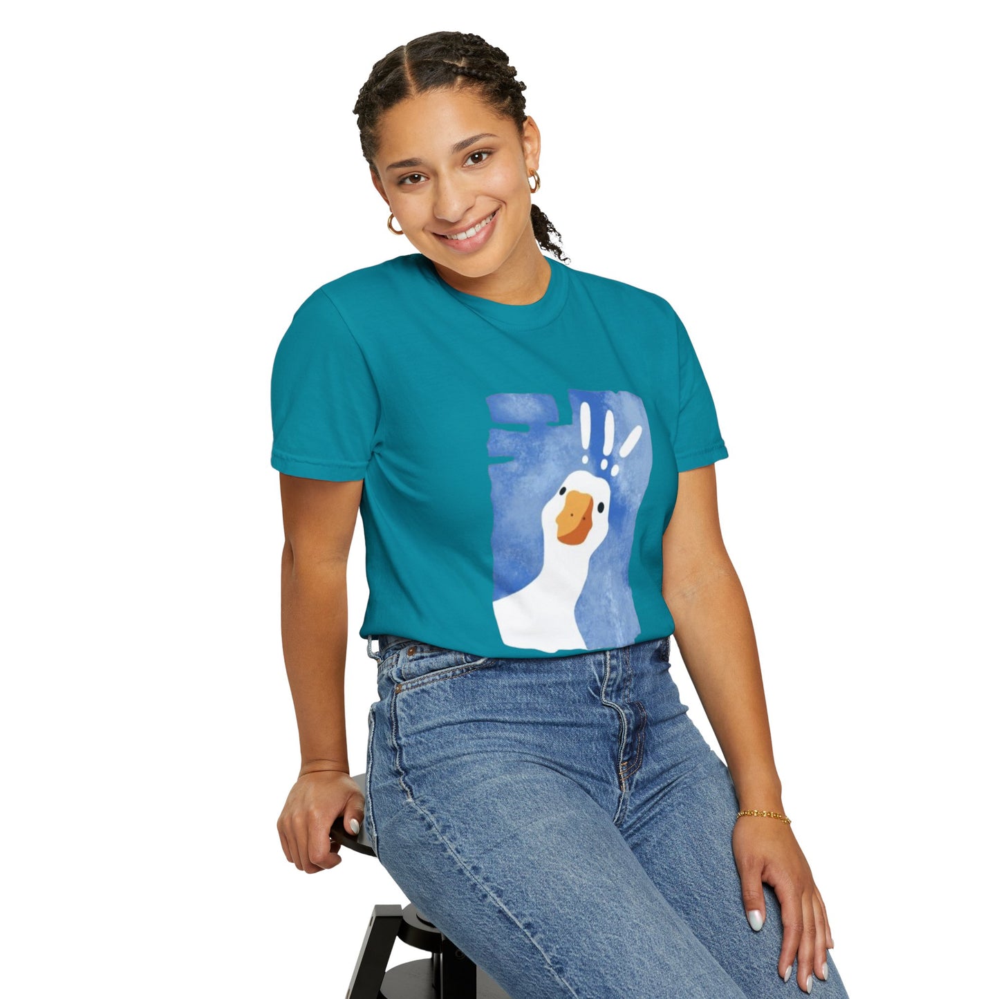 Cartoon Whimsical Goose T-Shirt