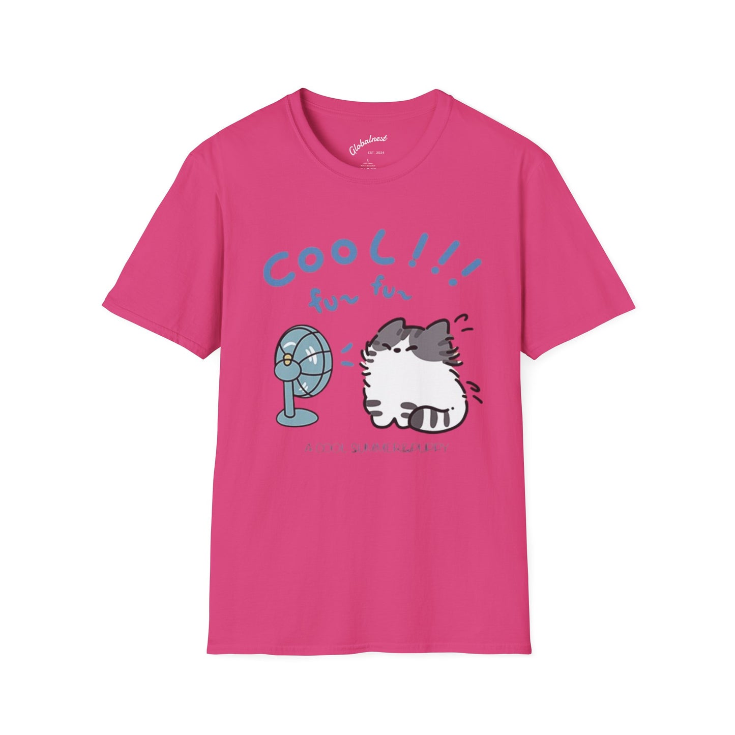 Cartoon Cool Cat Unisex T-Shirt