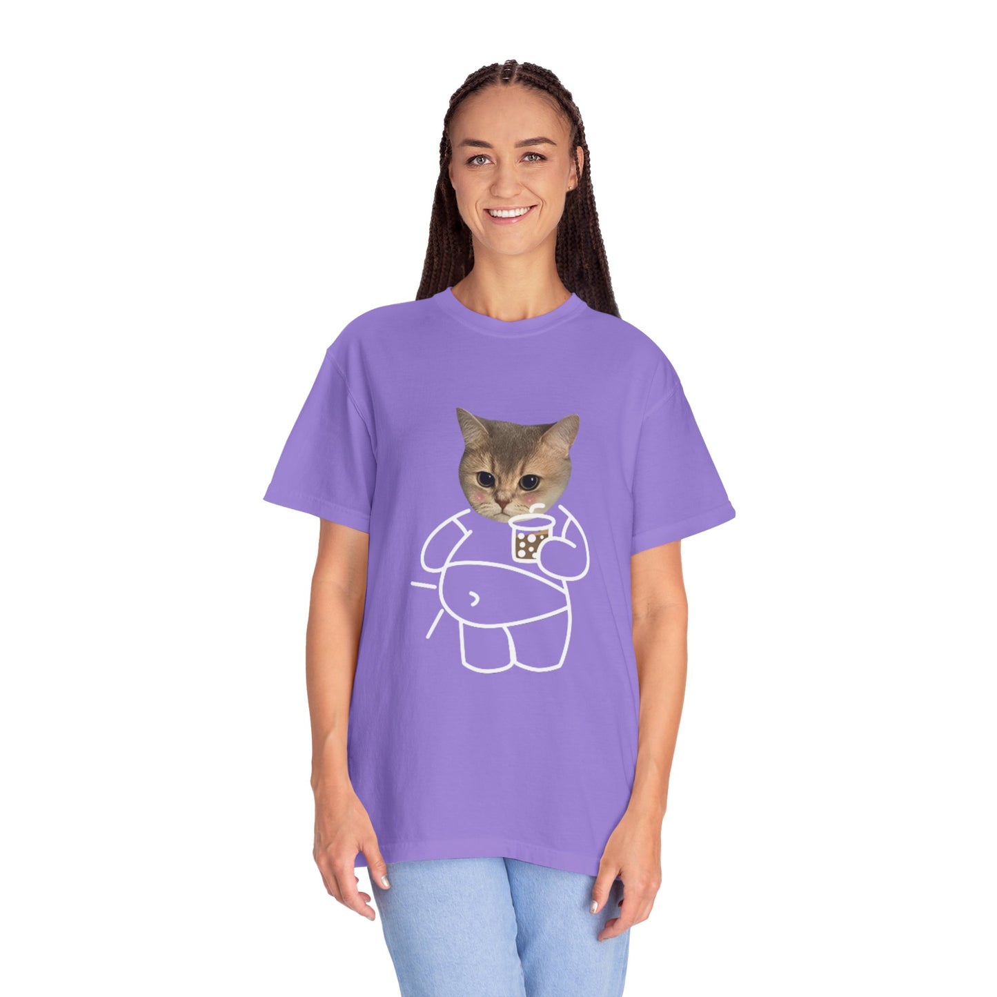 Cartoon Cute Cat Unisex T-Shirt