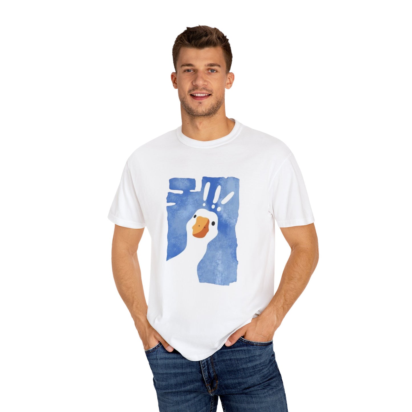 Cartoon Whimsical Goose T-Shirt
