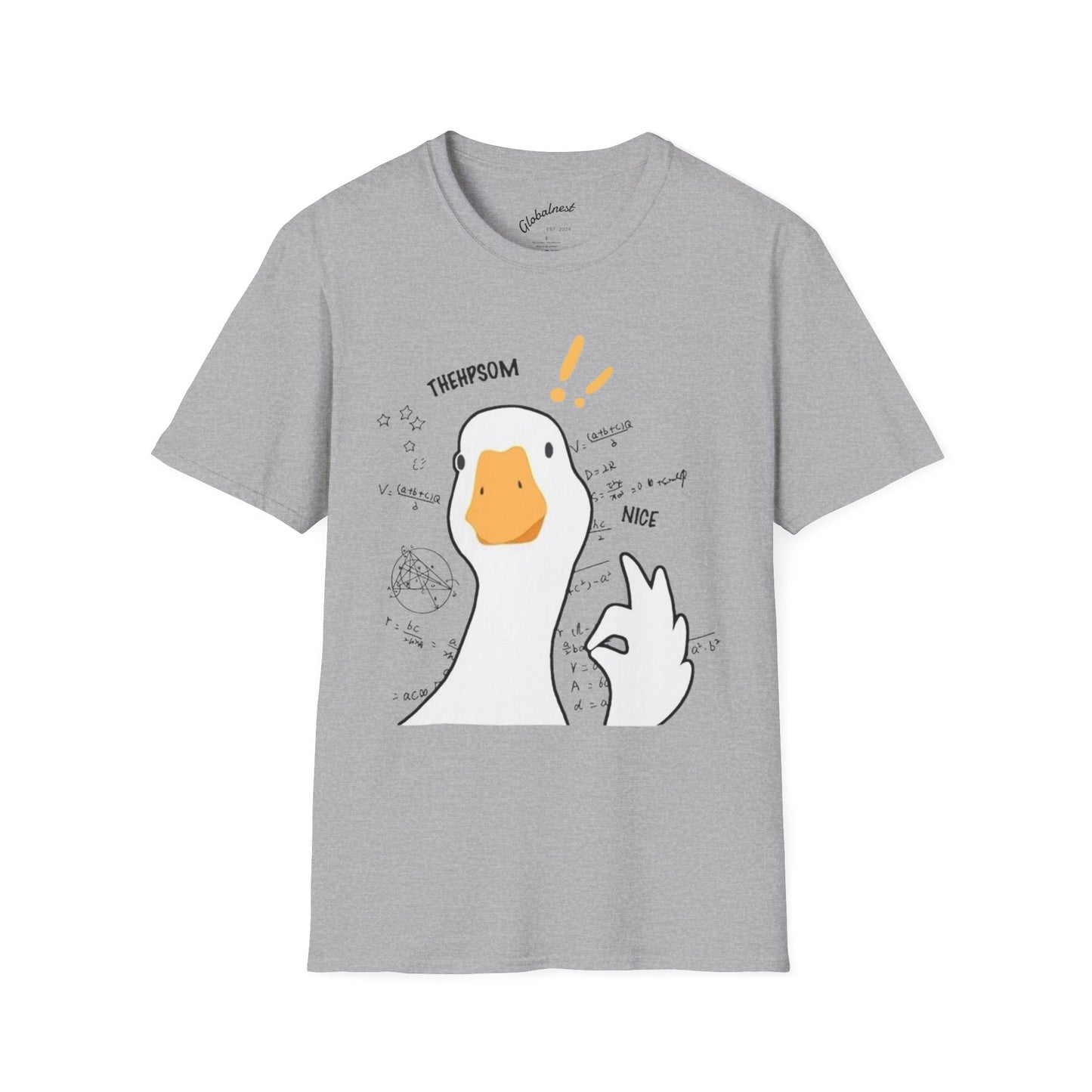 Cartoon Quirky Goose Unisex T-Shirt