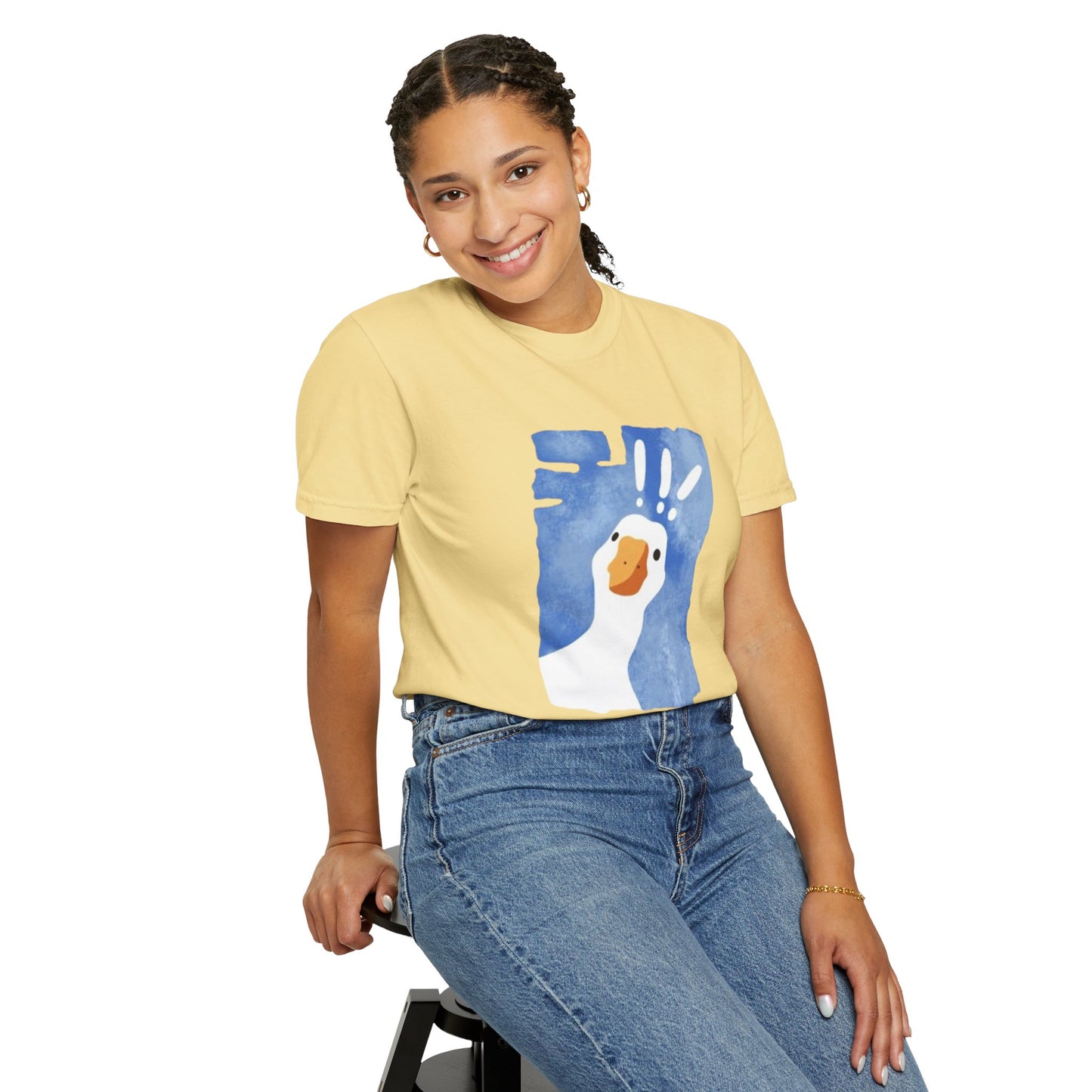 Cartoon Whimsical Goose T-Shirt