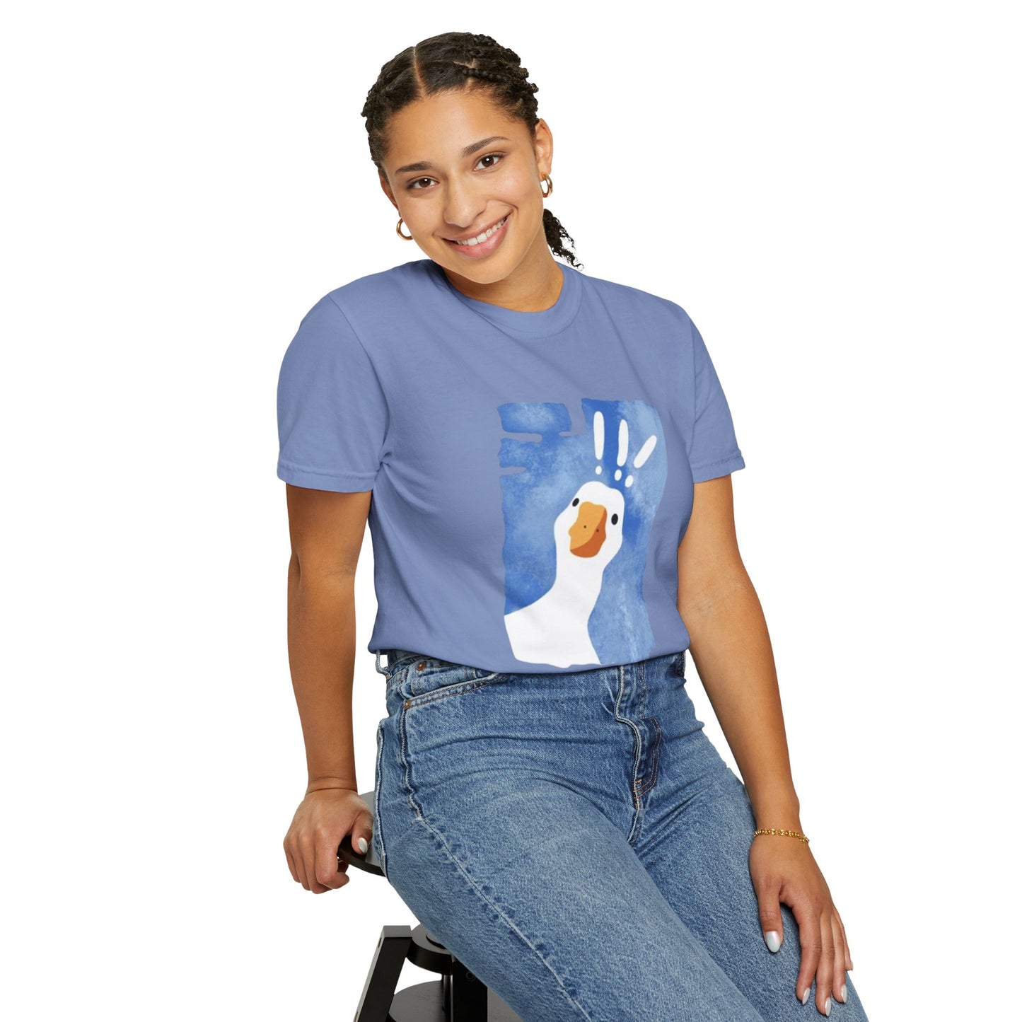 Cartoon Whimsical Goose T-Shirt