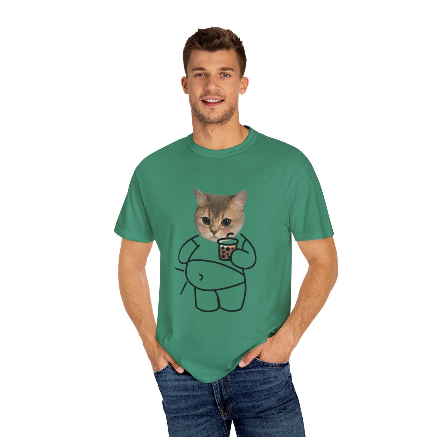 Cartoon Cute Cat Unisex T-Shirt