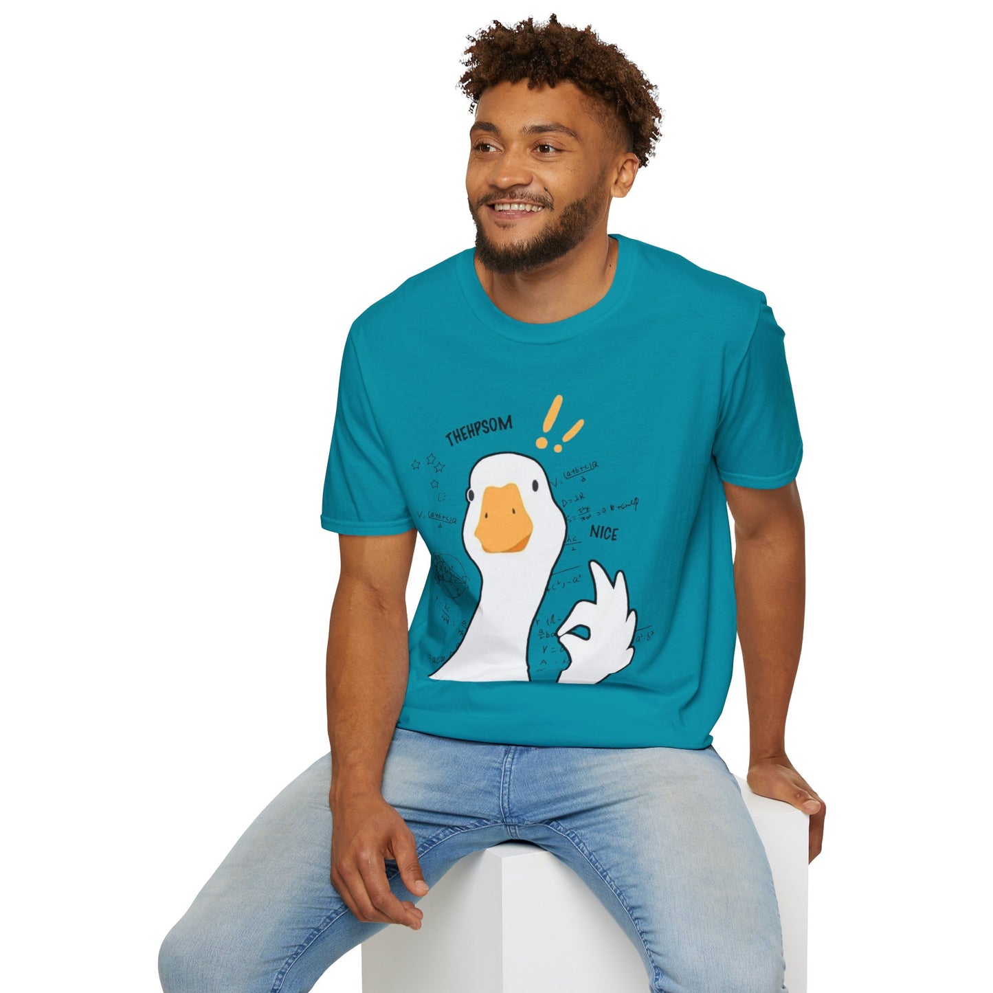 Cartoon Quirky Goose Unisex T-Shirt