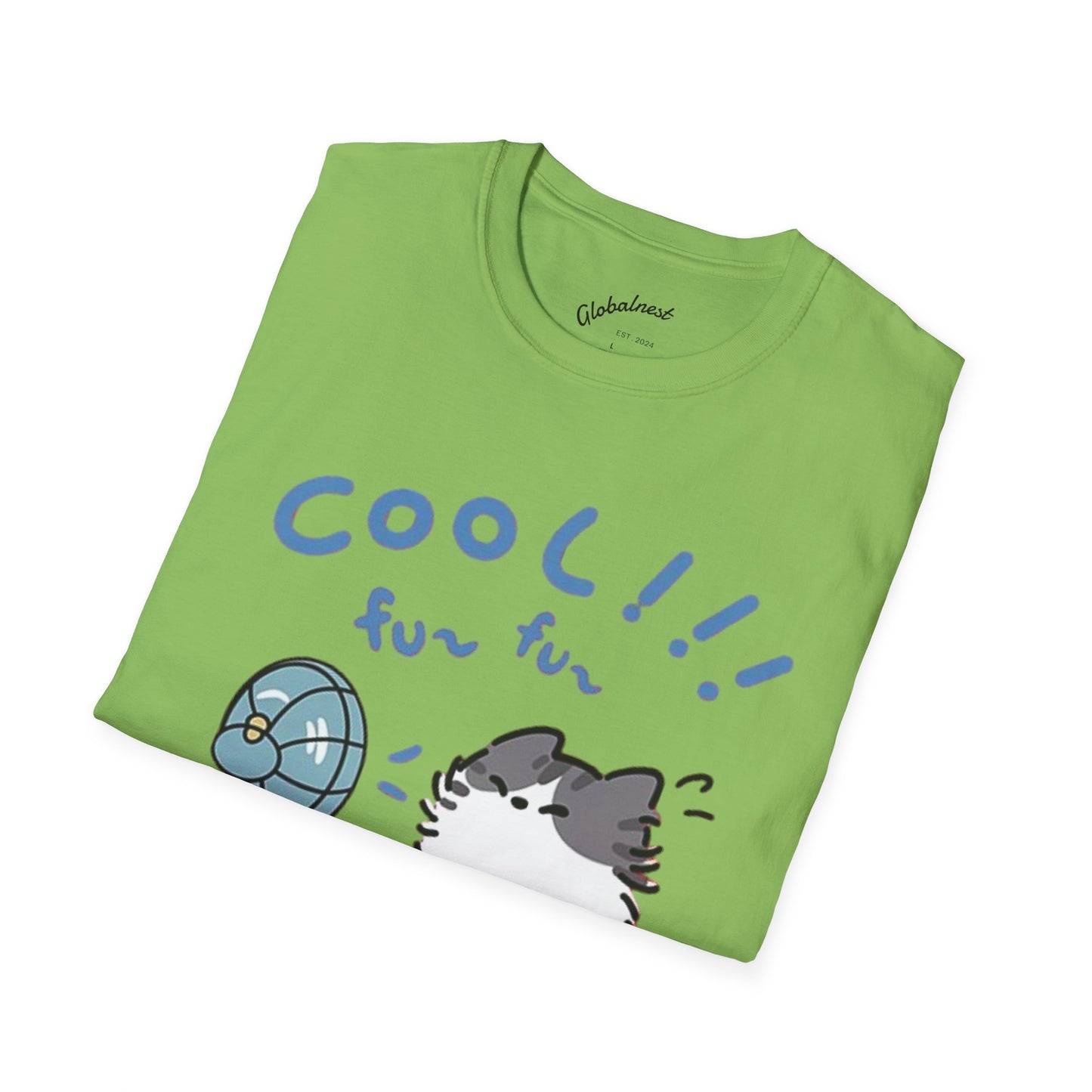 Cartoon Cool Cat Unisex T-Shirt