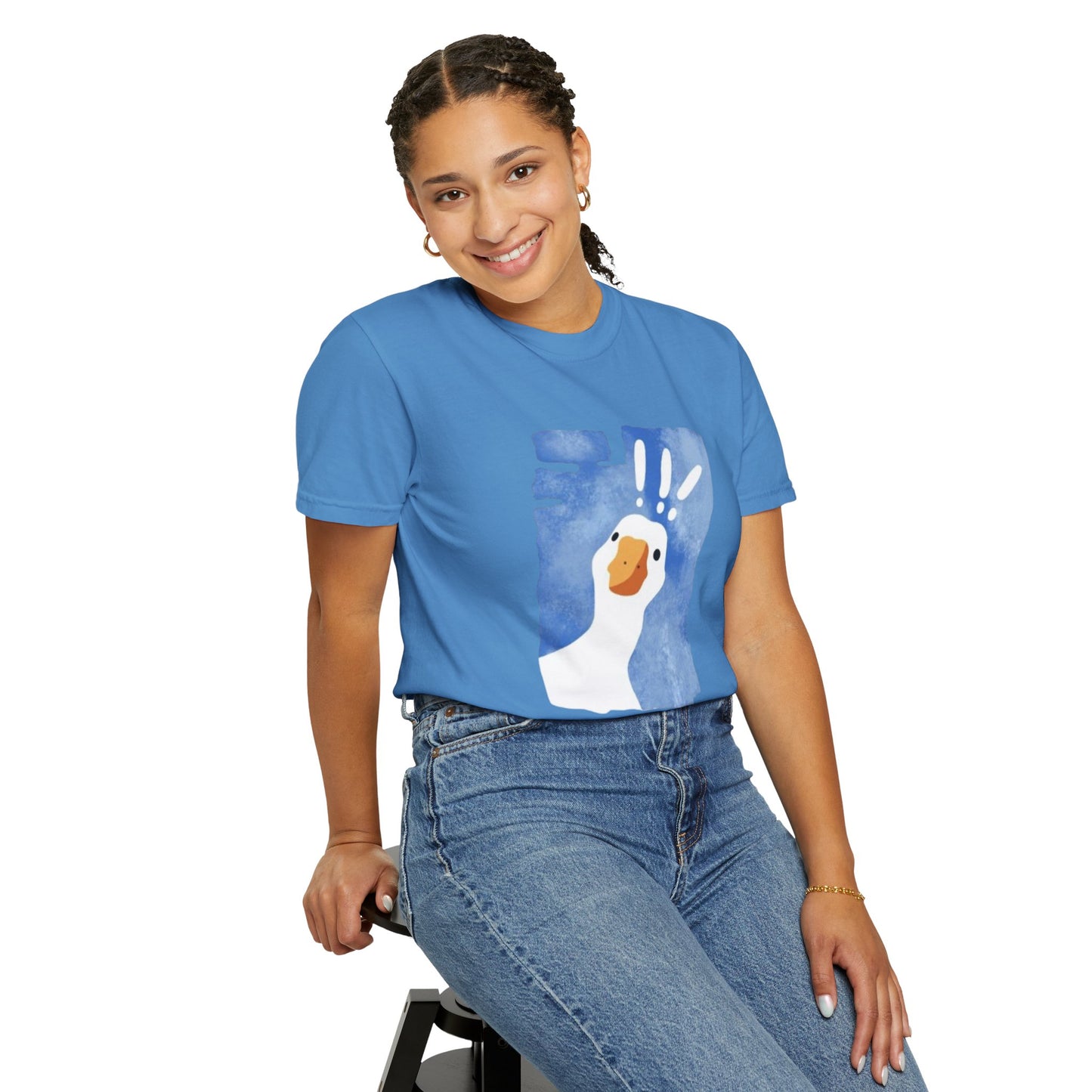 Cartoon Whimsical Goose T-Shirt