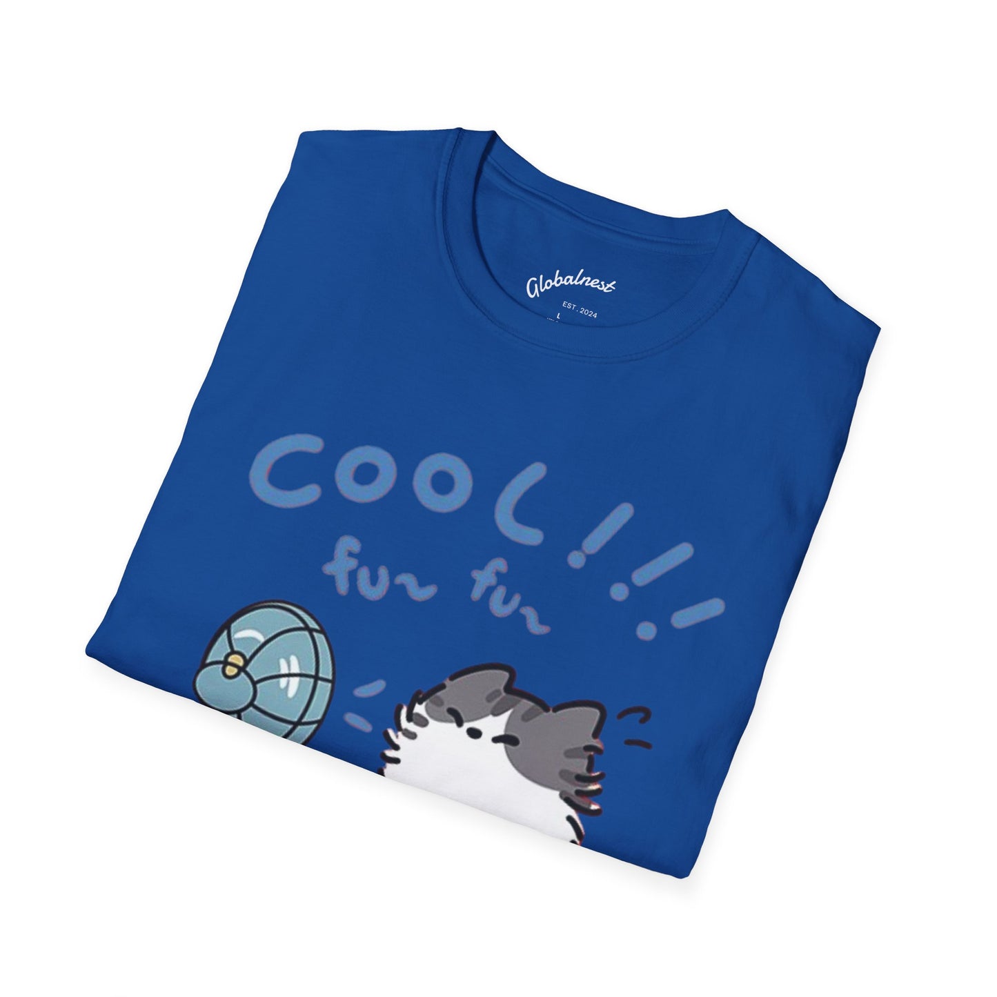 Cartoon Cool Cat Unisex T-Shirt