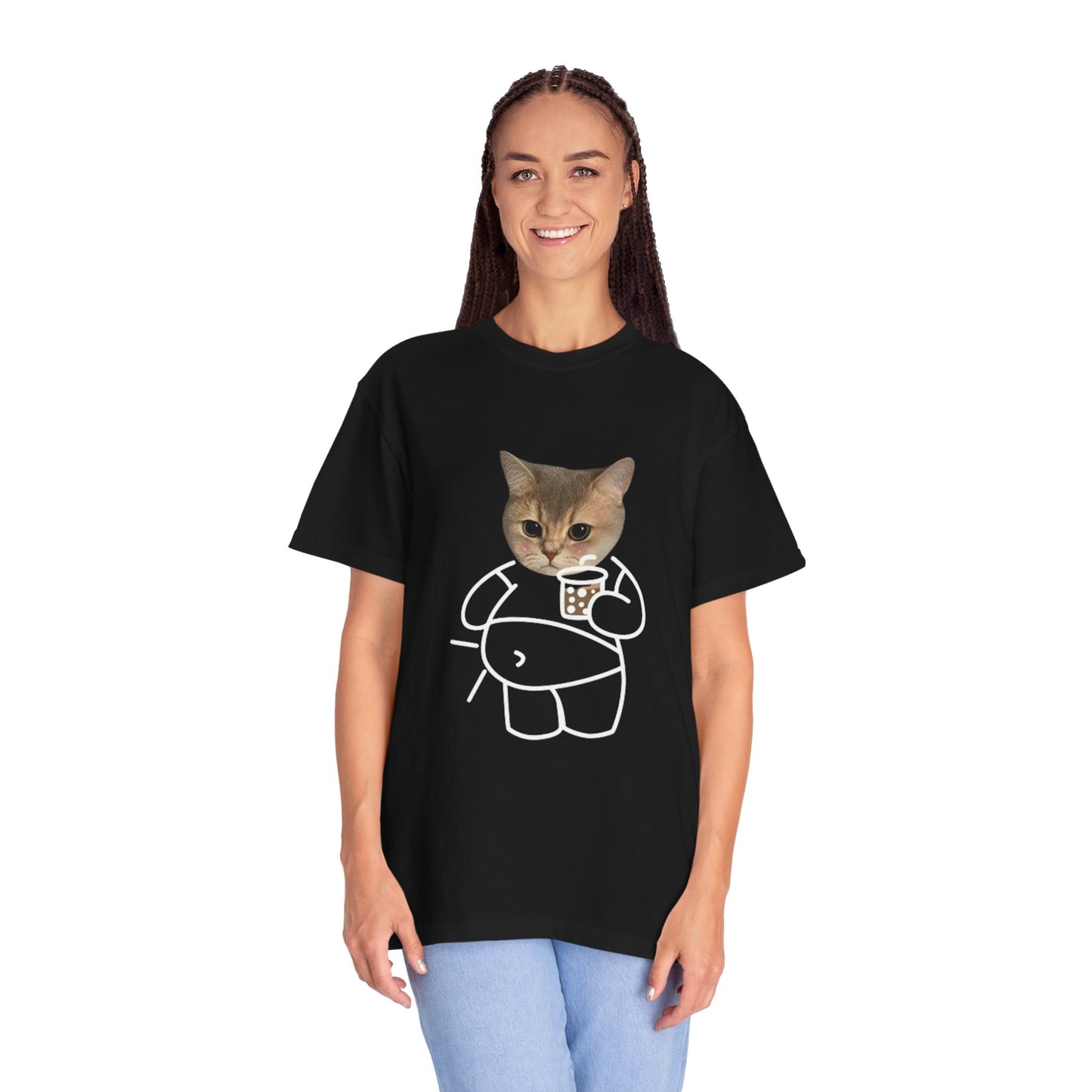 Cartoon Cute Cat Unisex T-Shirt