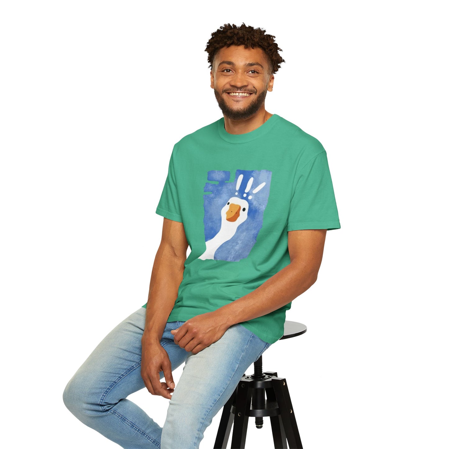 Cartoon Whimsical Goose T-Shirt