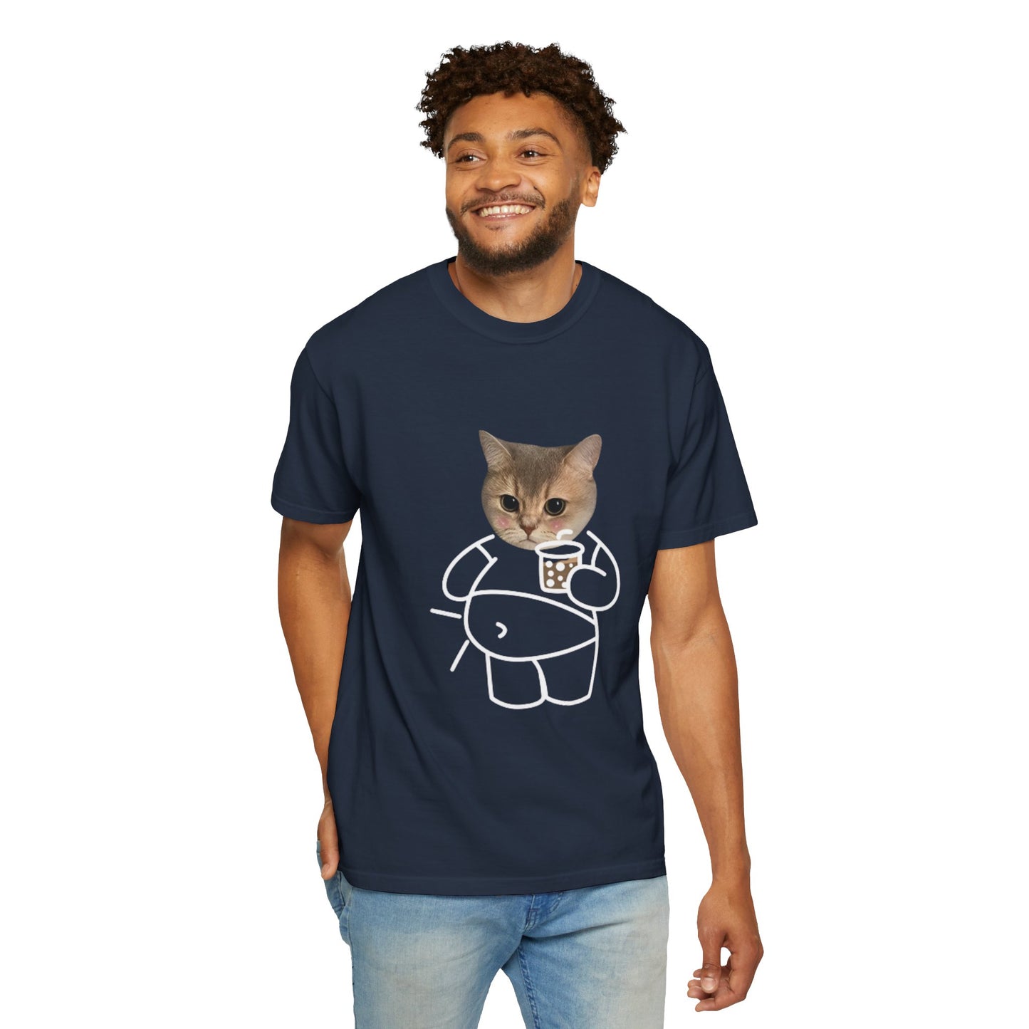 Cartoon Cute Cat Unisex T-Shirt