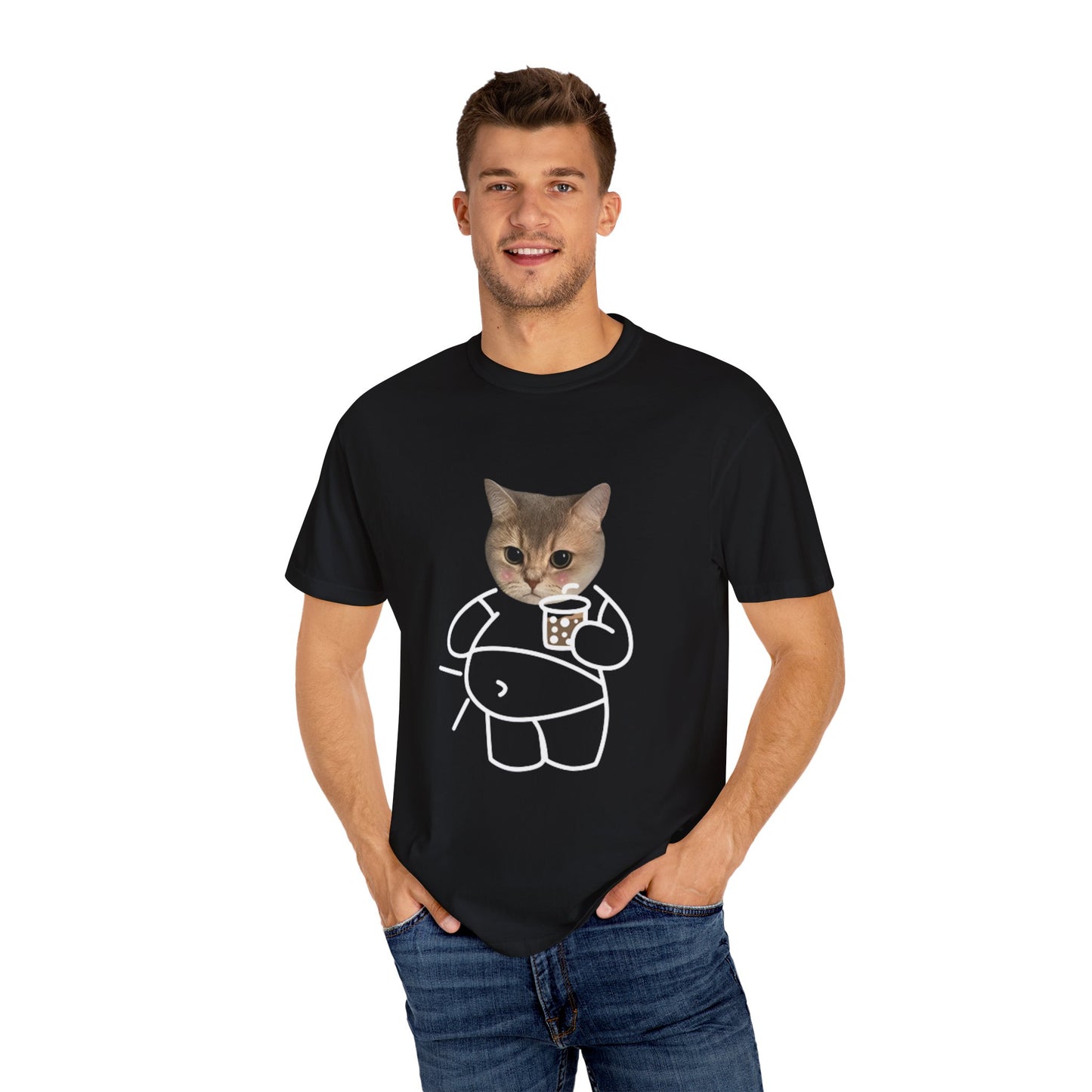 Cartoon Cute Cat Unisex T-Shirt