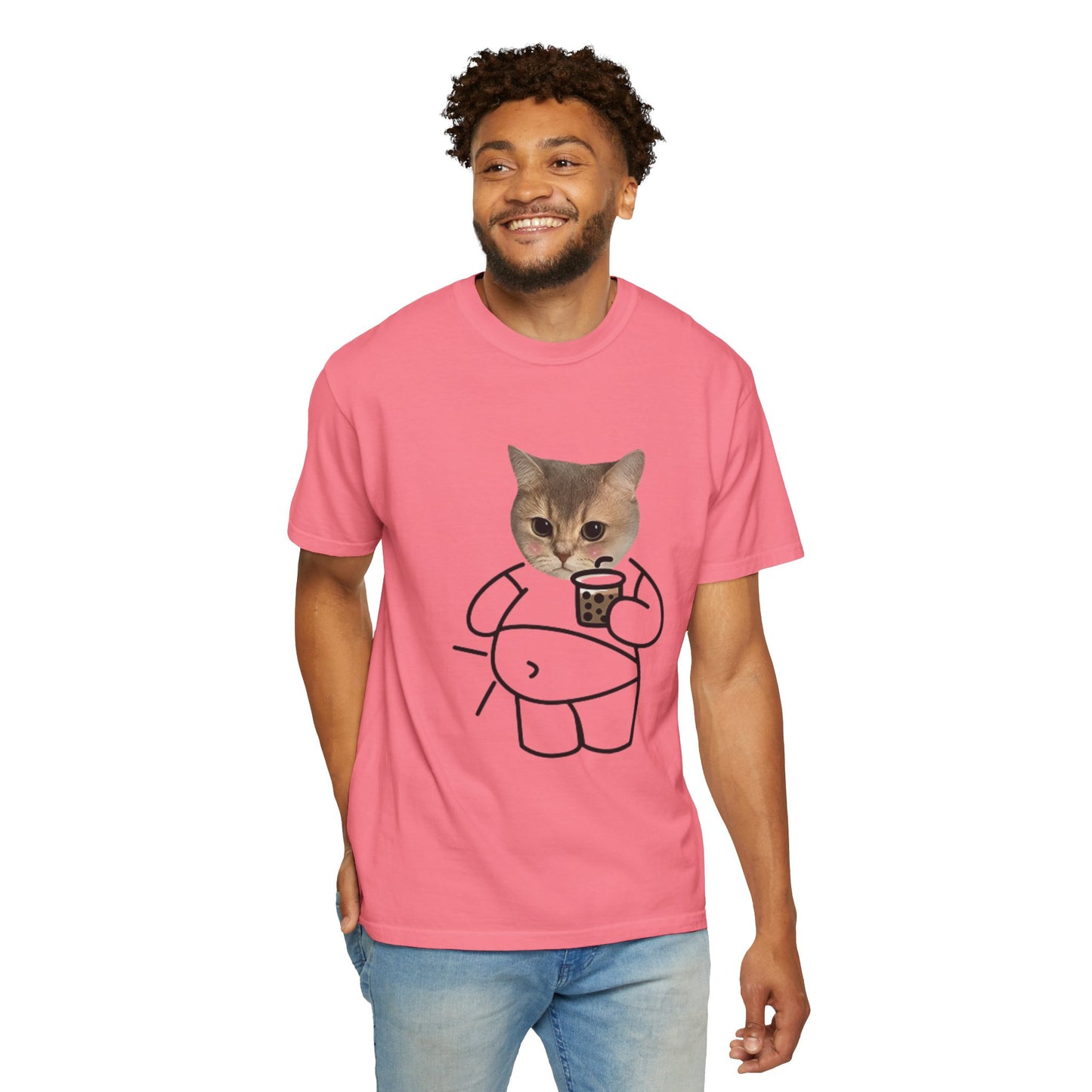 Cartoon Cute Cat Unisex T-Shirt