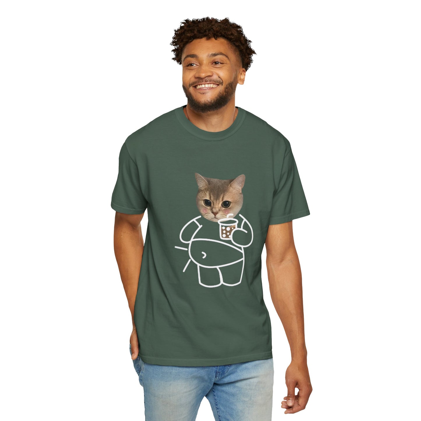 Cartoon Cute Cat Unisex T-Shirt