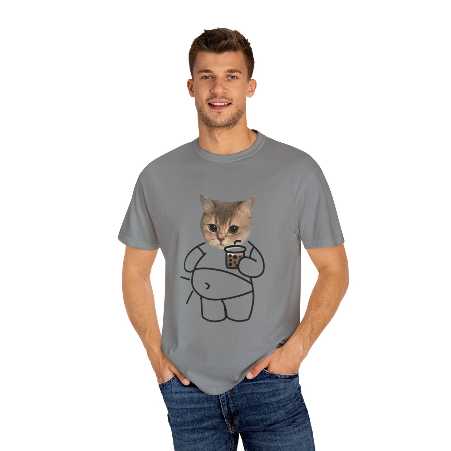 Cartoon Cute Cat Unisex T-Shirt