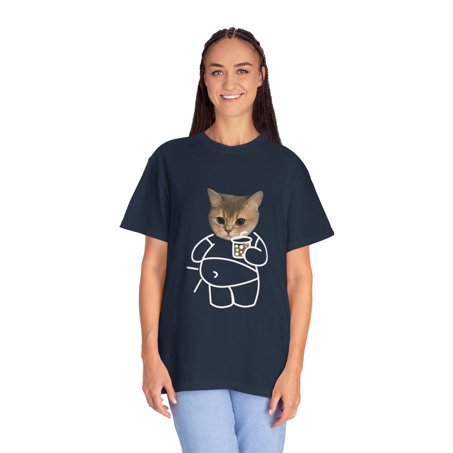 Cartoon Cute Cat Unisex T-Shirt