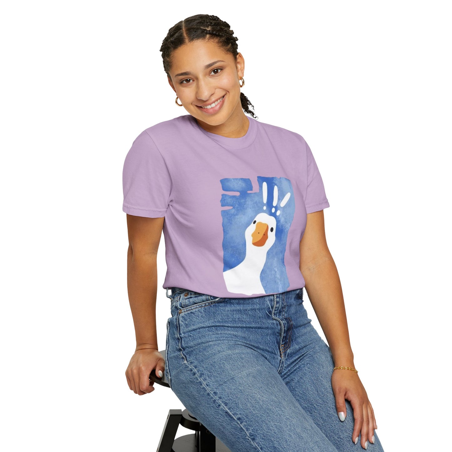 Cartoon Whimsical Goose T-Shirt