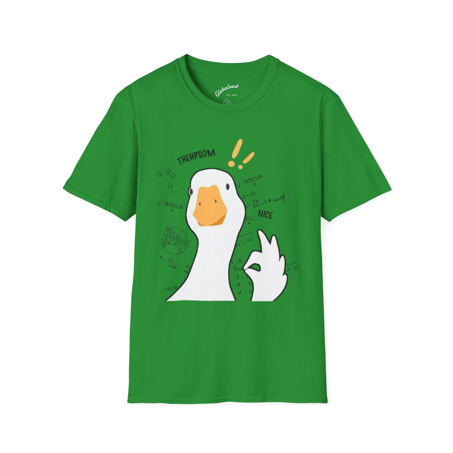Cartoon Quirky Goose Unisex T-Shirt