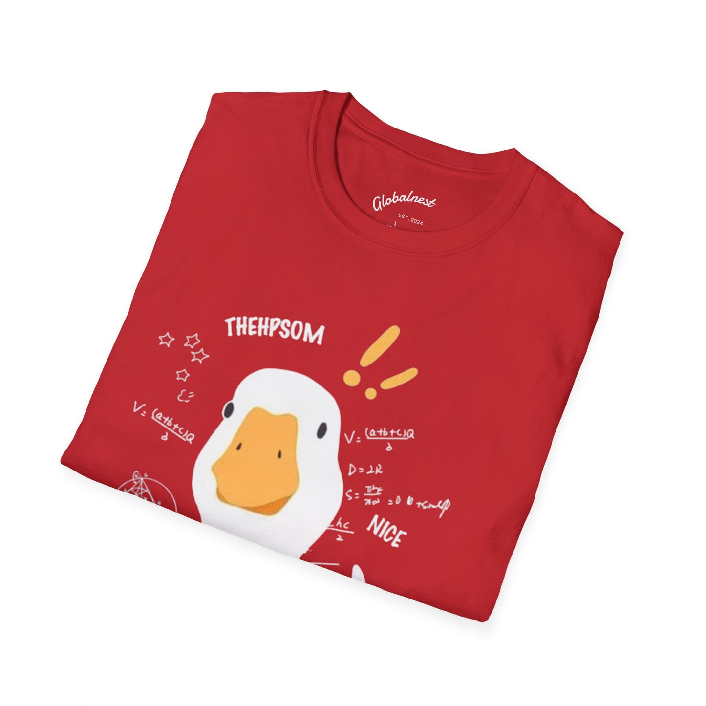Cartoon Quirky Goose Unisex T-Shirt