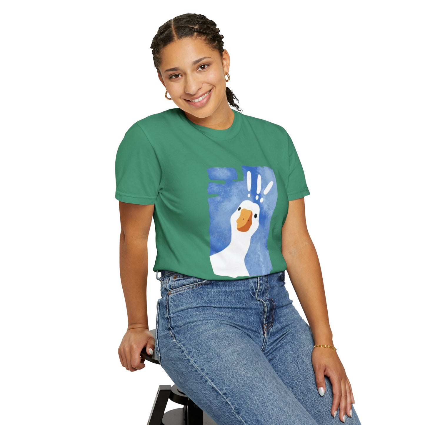 Cartoon Whimsical Goose T-Shirt