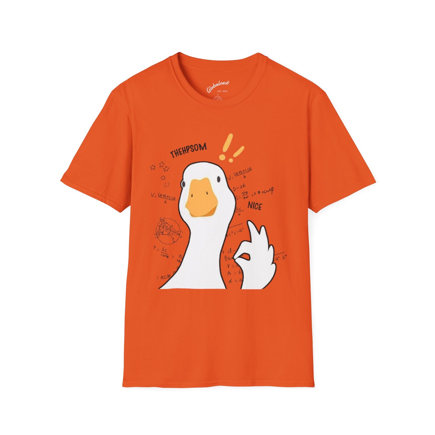 Cartoon Quirky Goose Unisex T-Shirt