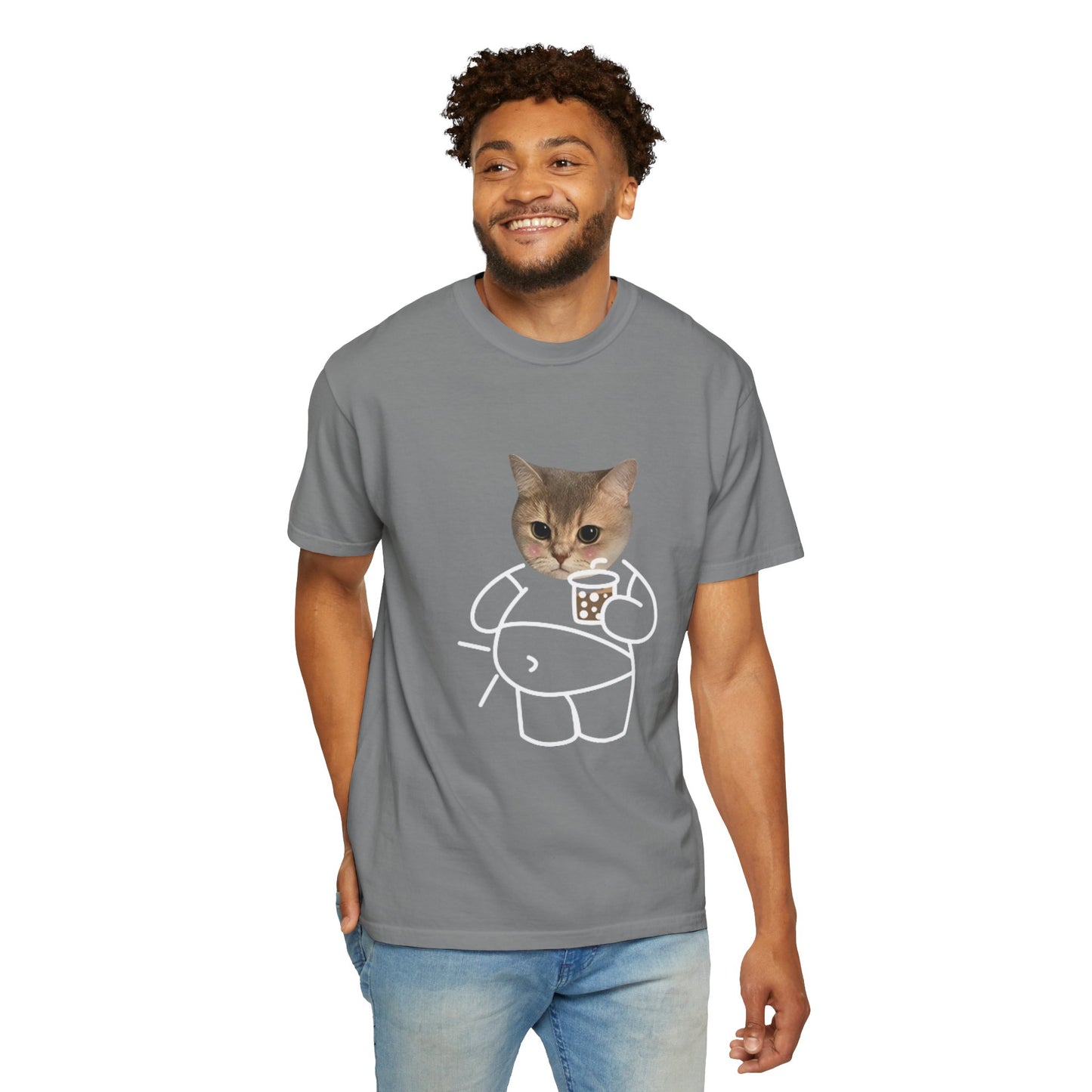 Cartoon Cute Cat Unisex T-Shirt
