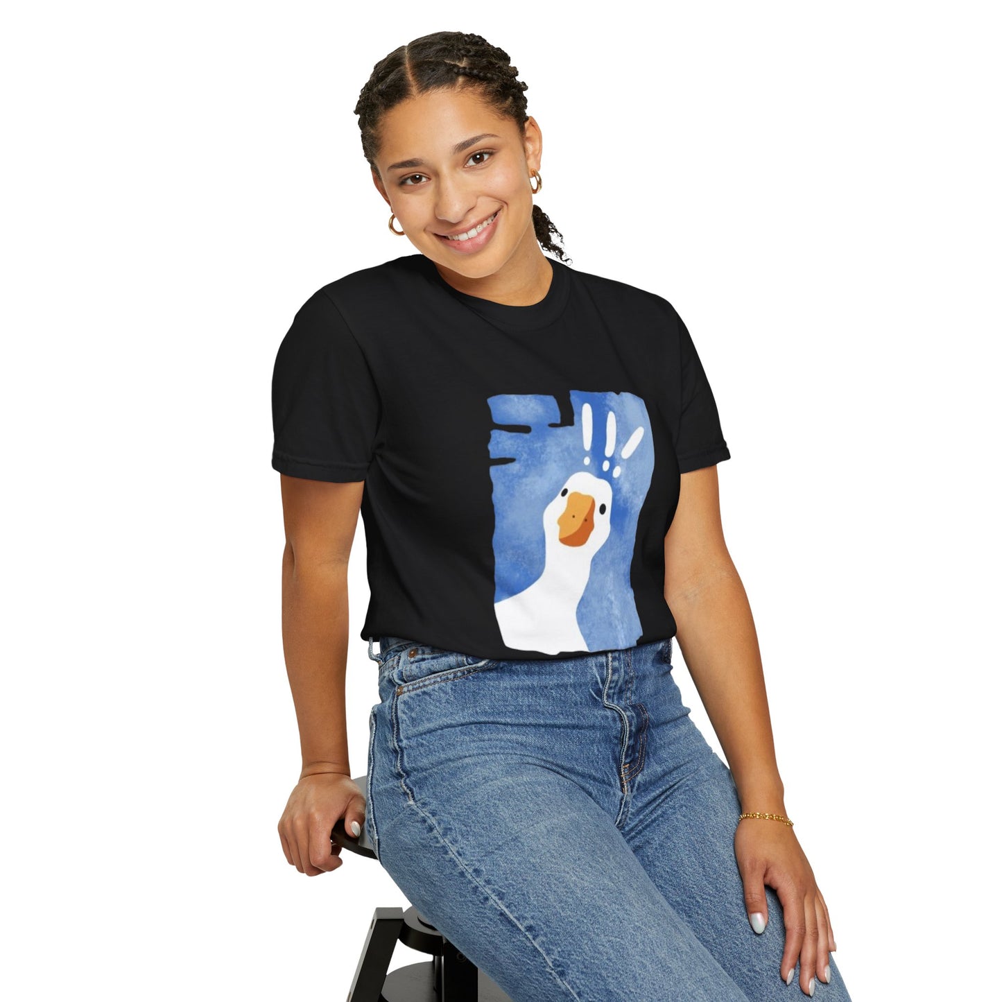 Cartoon Whimsical Goose T-Shirt