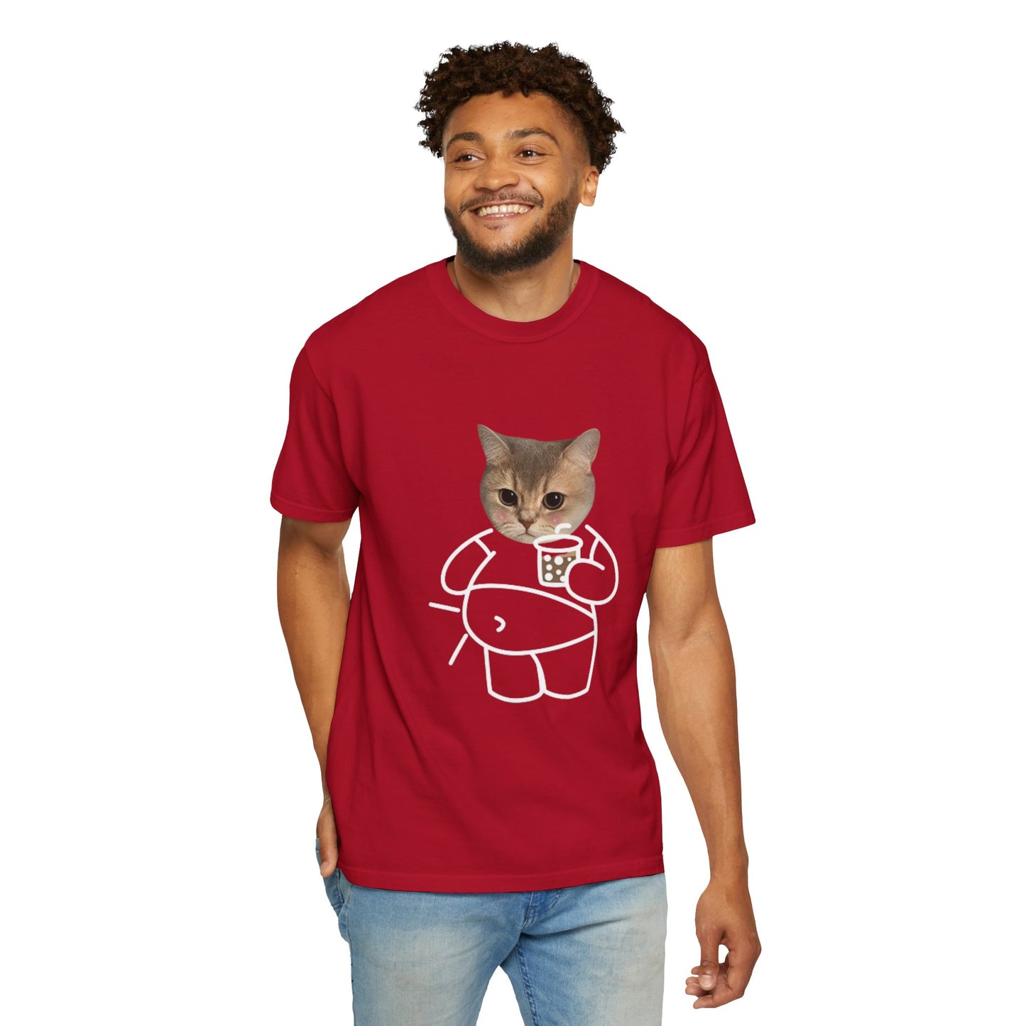 Cartoon Cute Cat Unisex T-Shirt