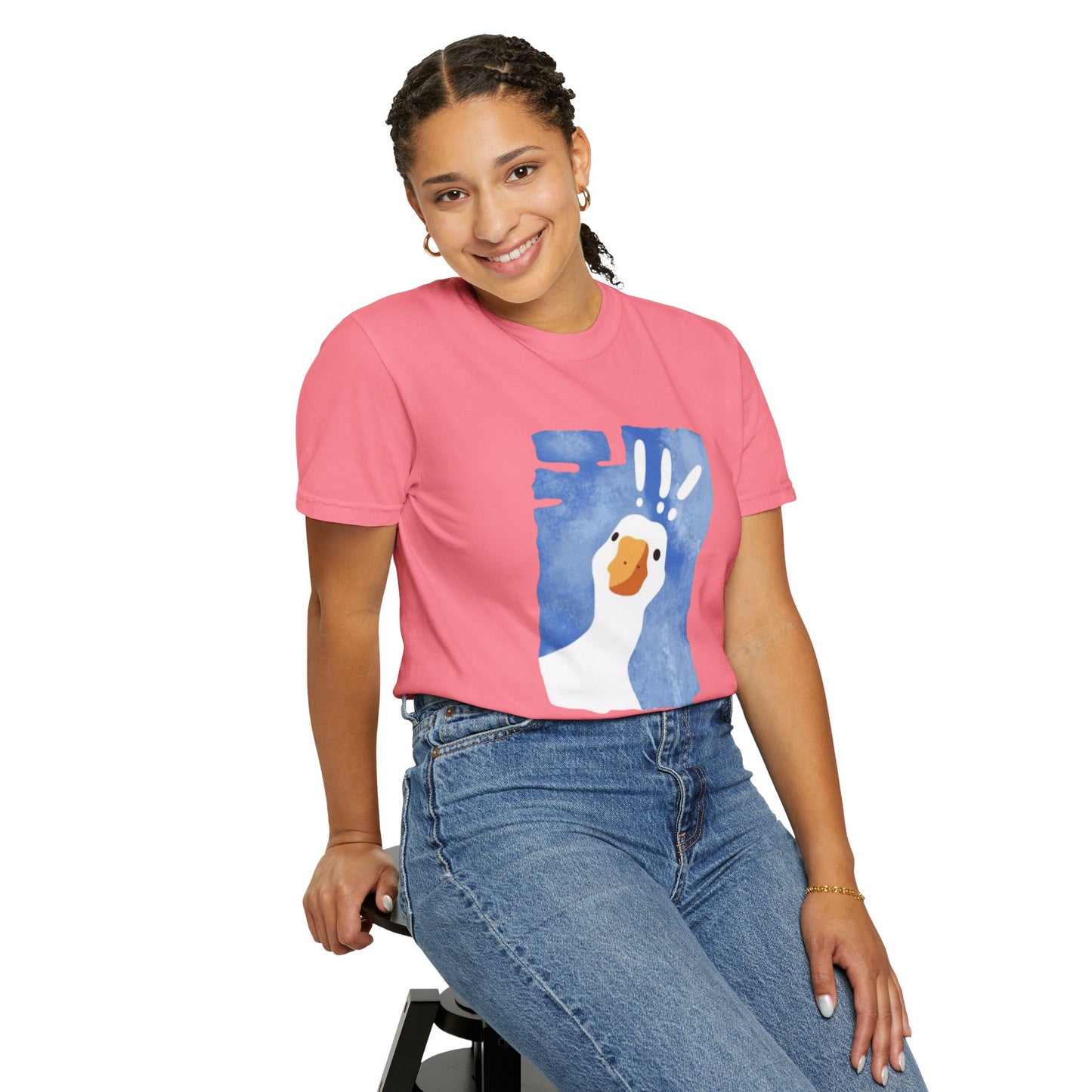 Cartoon Whimsical Goose T-Shirt