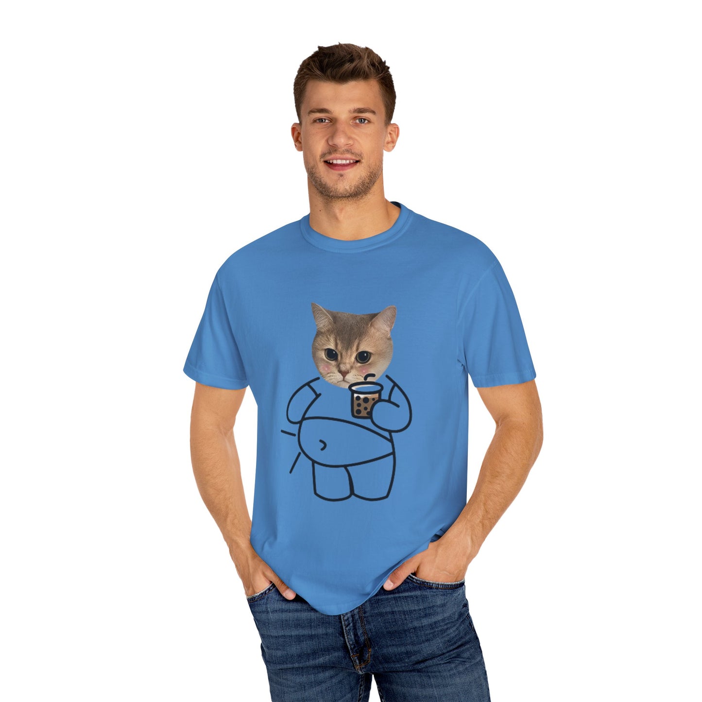 Cartoon Cute Cat Unisex T-Shirt