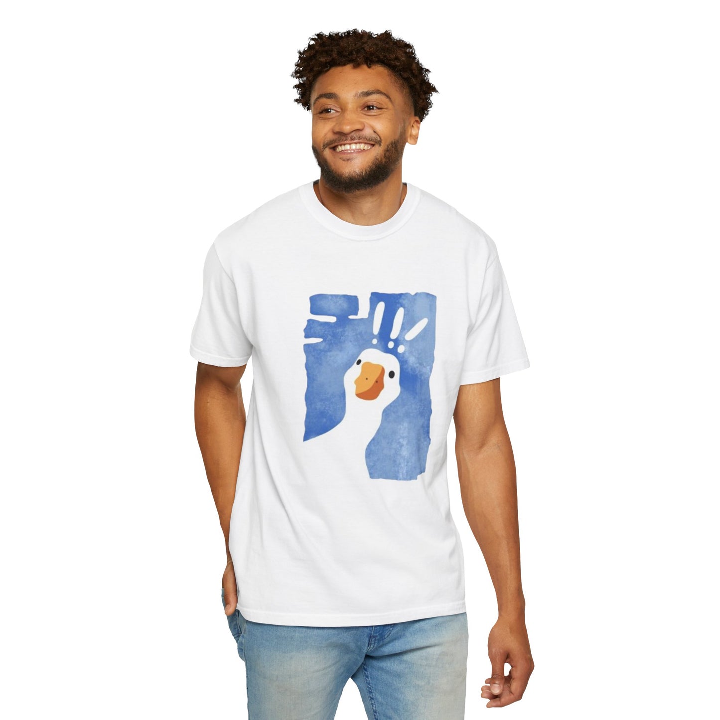 Cartoon Whimsical Goose T-Shirt
