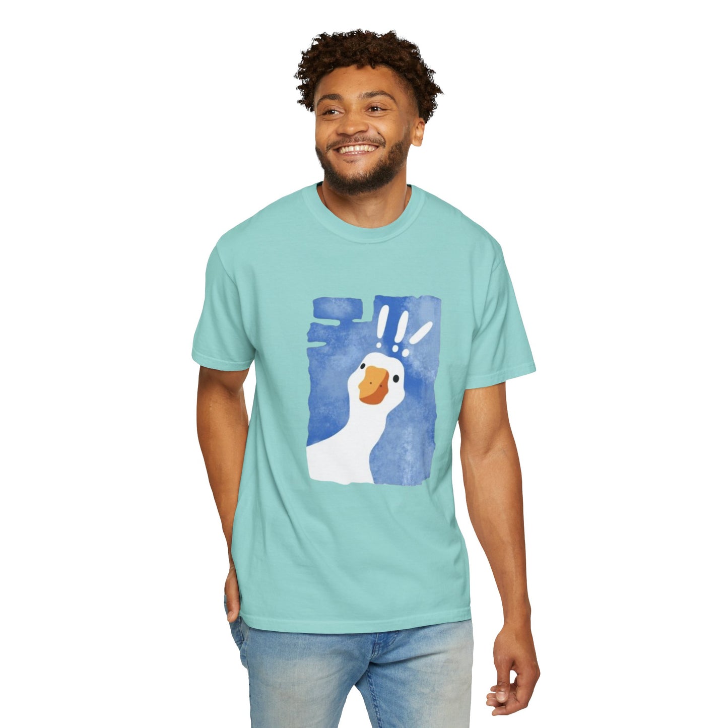 Cartoon Whimsical Goose T-Shirt